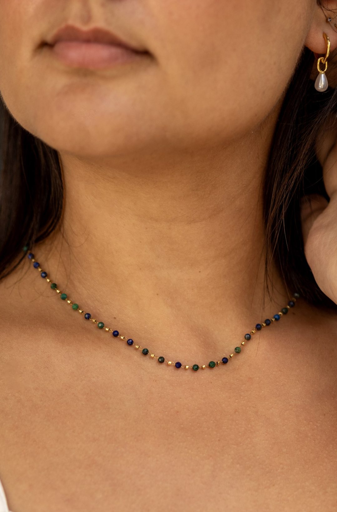 Salt Necklace - Lapis Lazuli