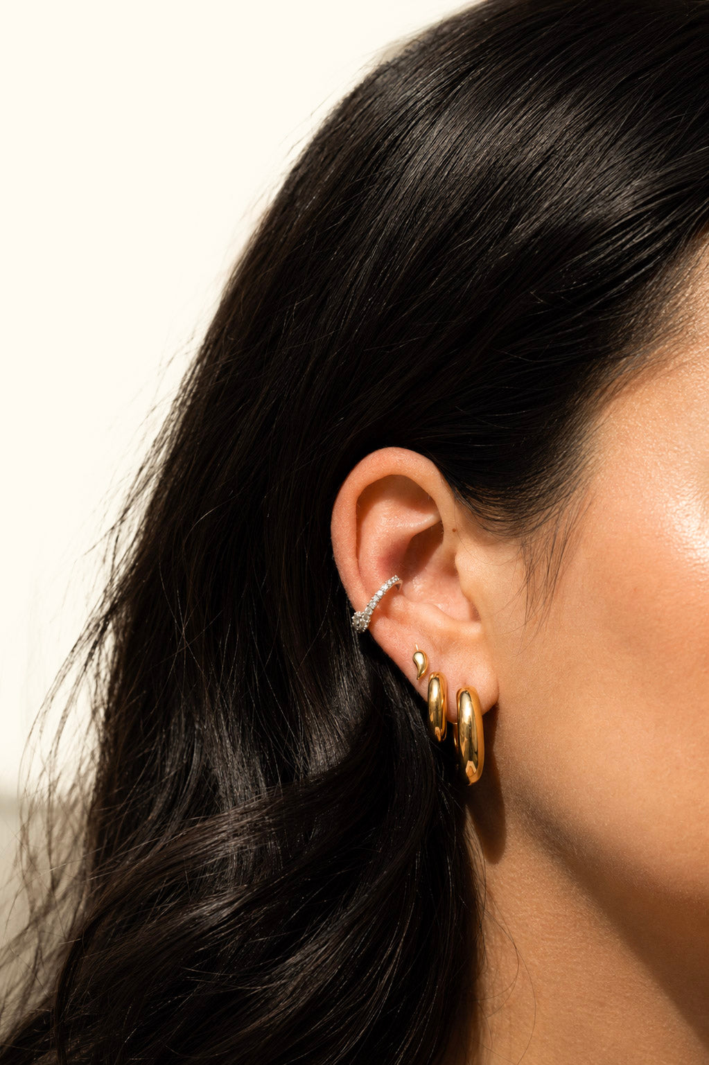 Silver Valen Earcuff