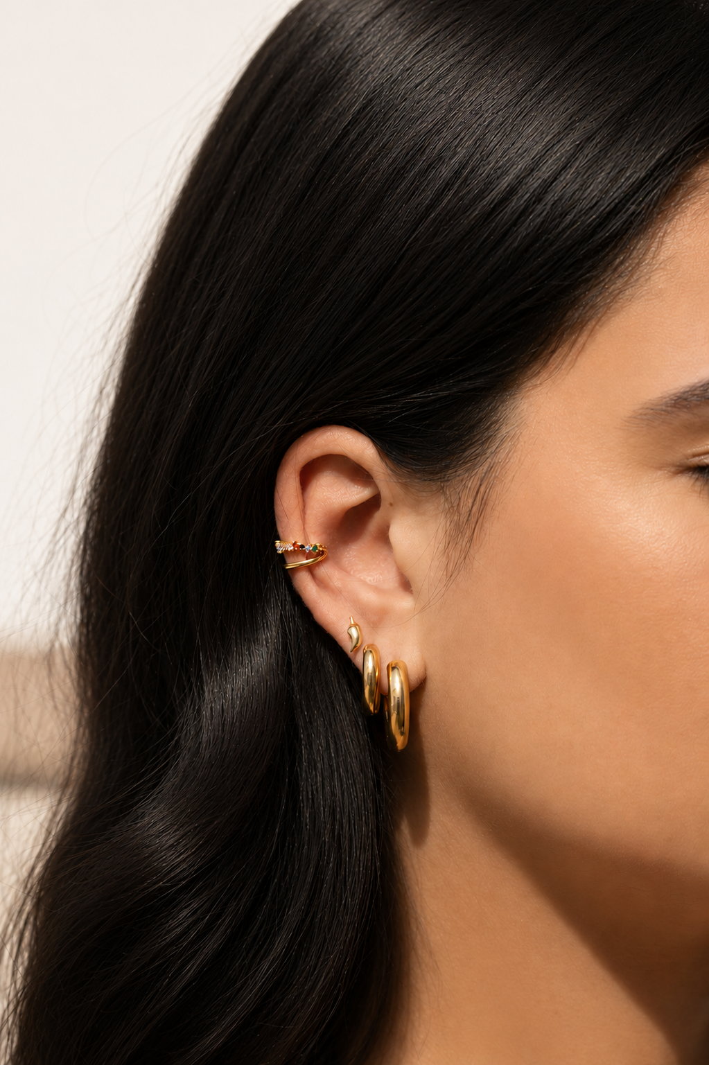 Earcuff Multicolor Glow