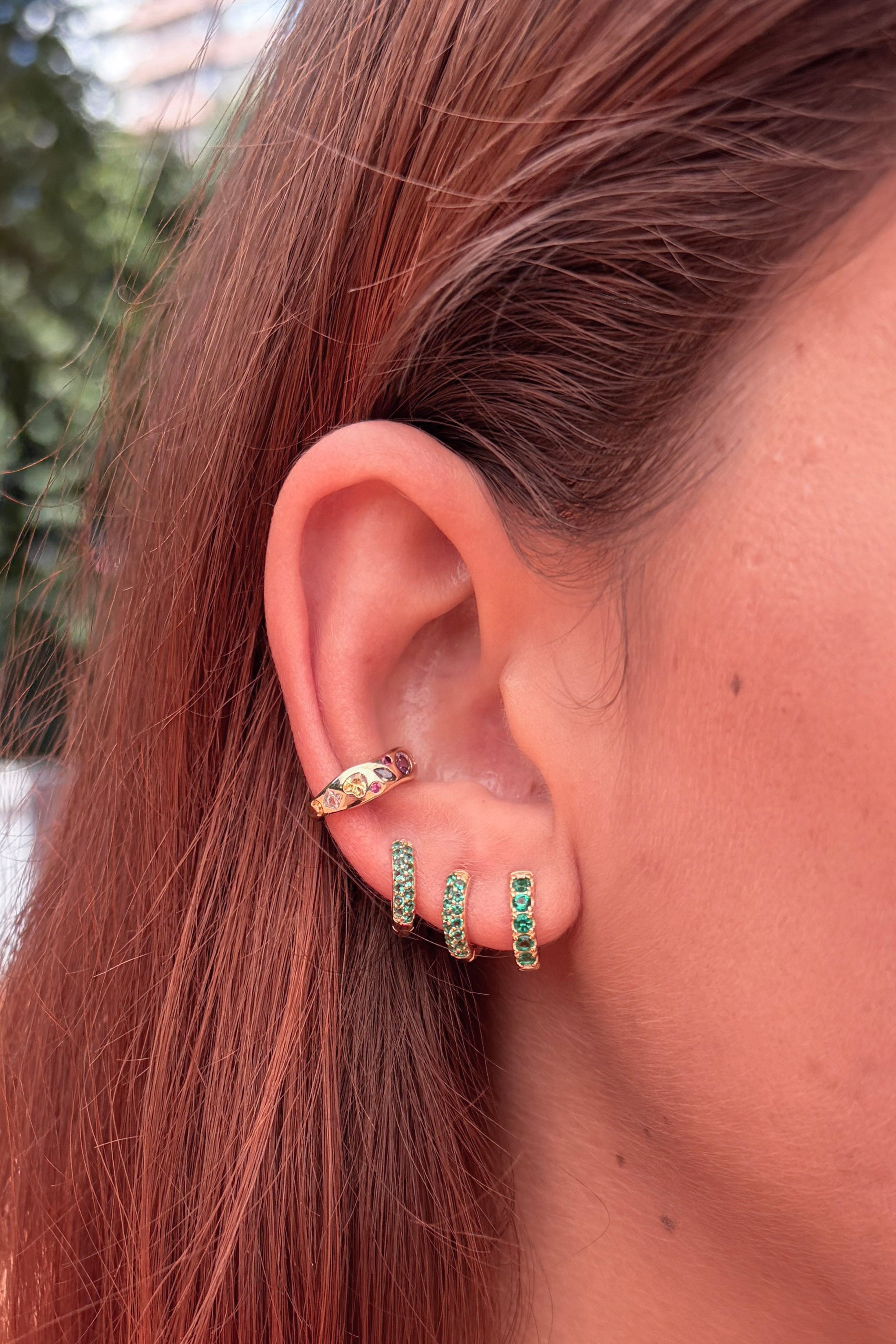 Green Céline Hoop