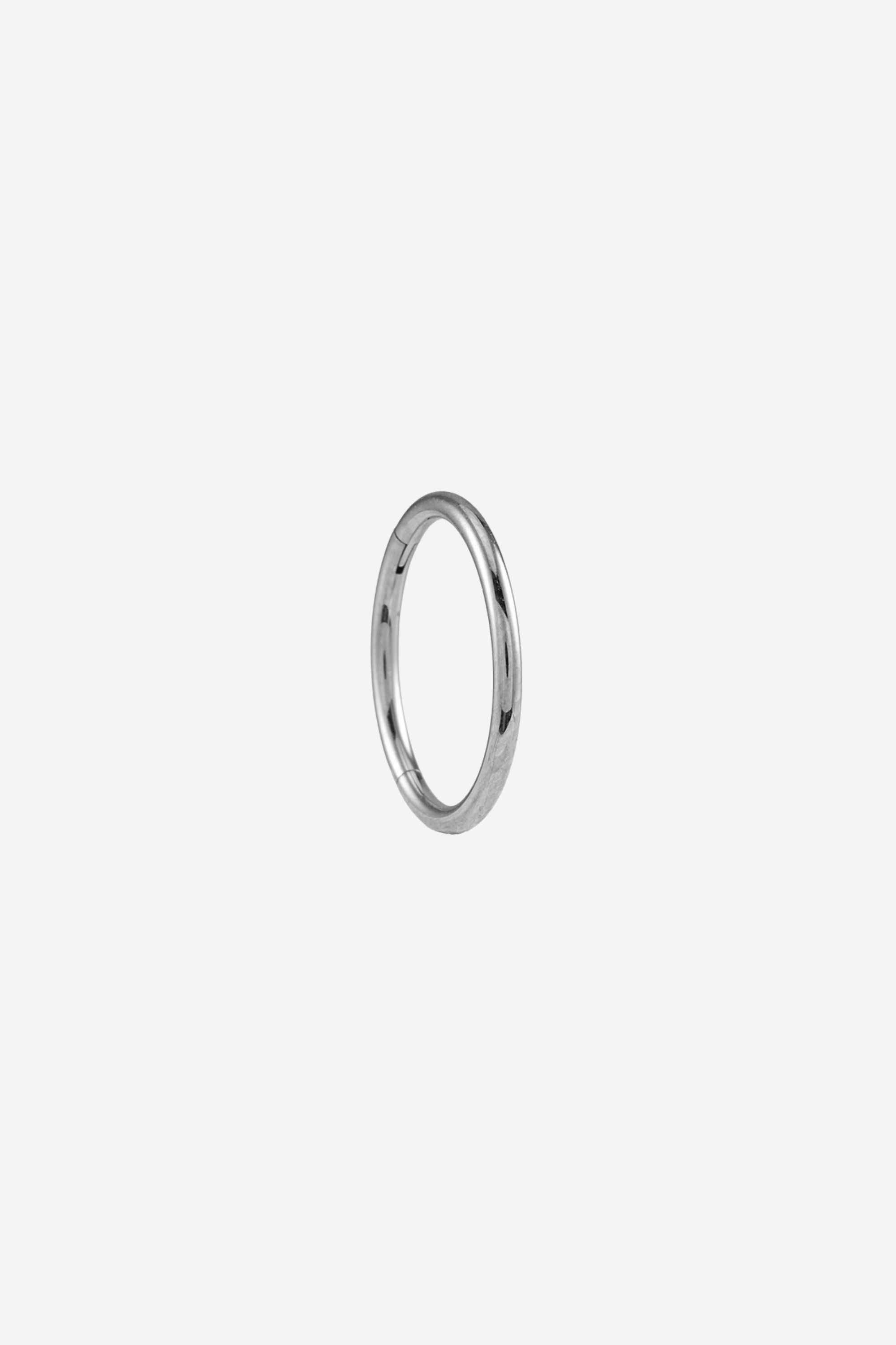 S Silver Plain Clicker - 8mm