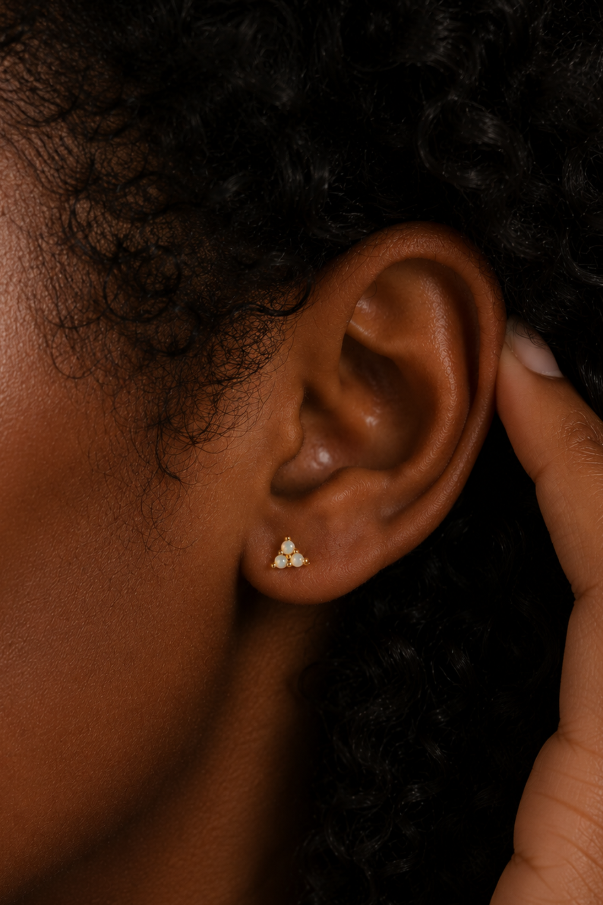 Piercing Tri Lotus em Titânio
