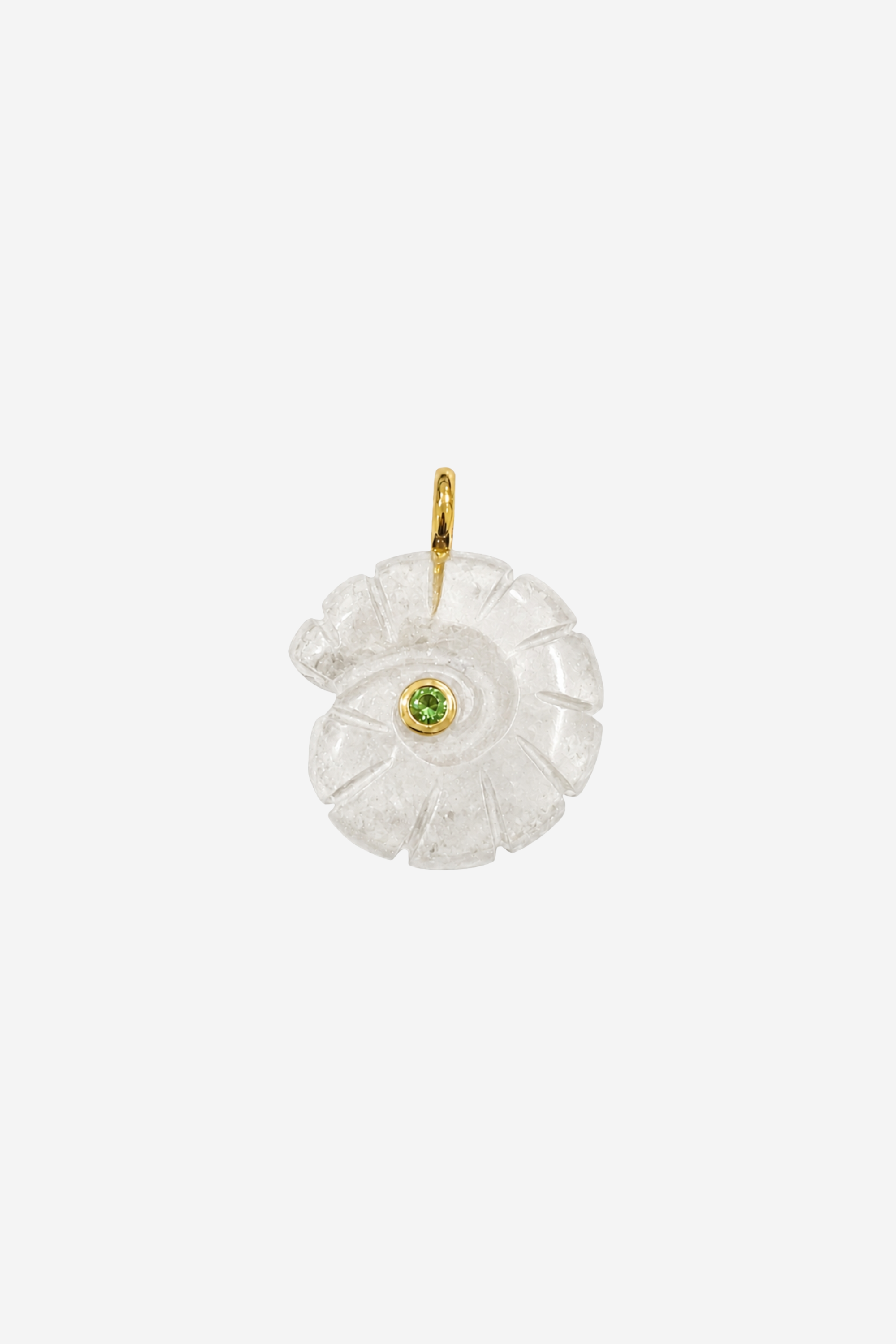 Shore Pendant - Natural White Quartz