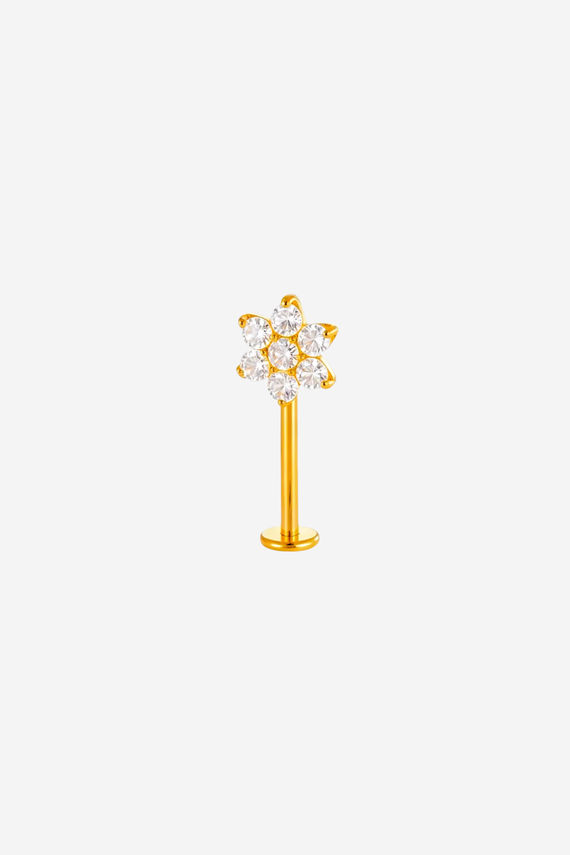 Hidden Flower Titanium Piercing