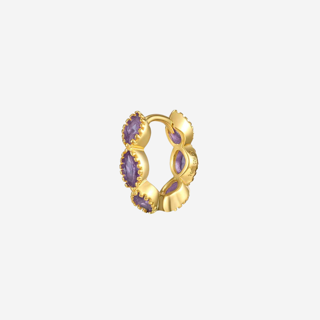 Lilac April Hoop