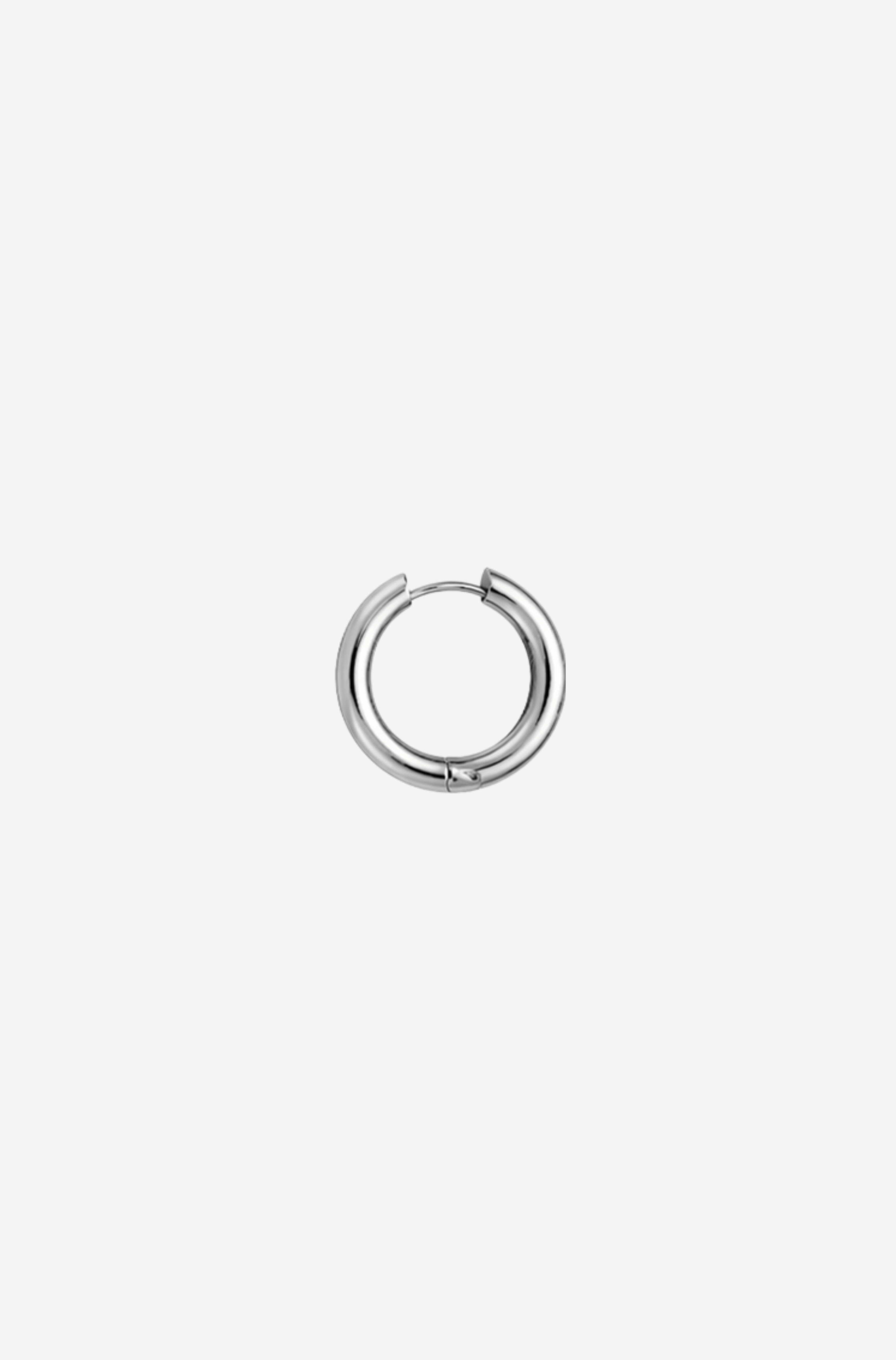 Bold Silver Hoop XL