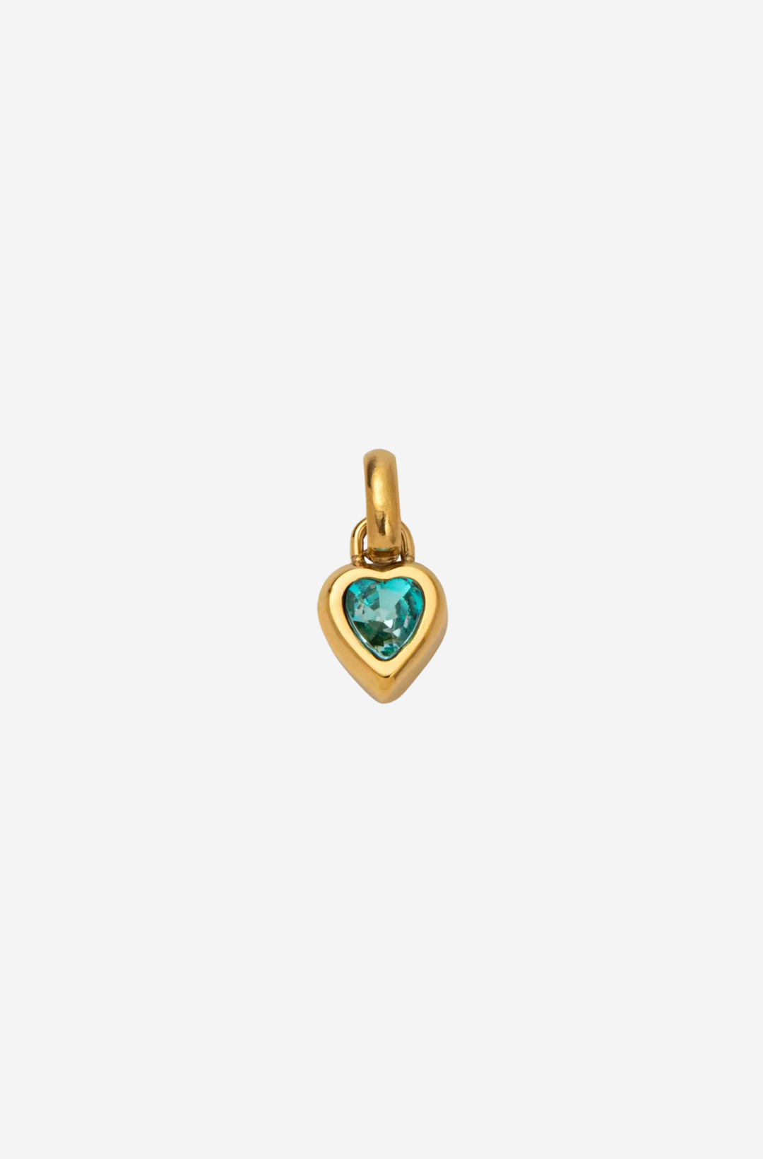 Turquoise Heart Charm