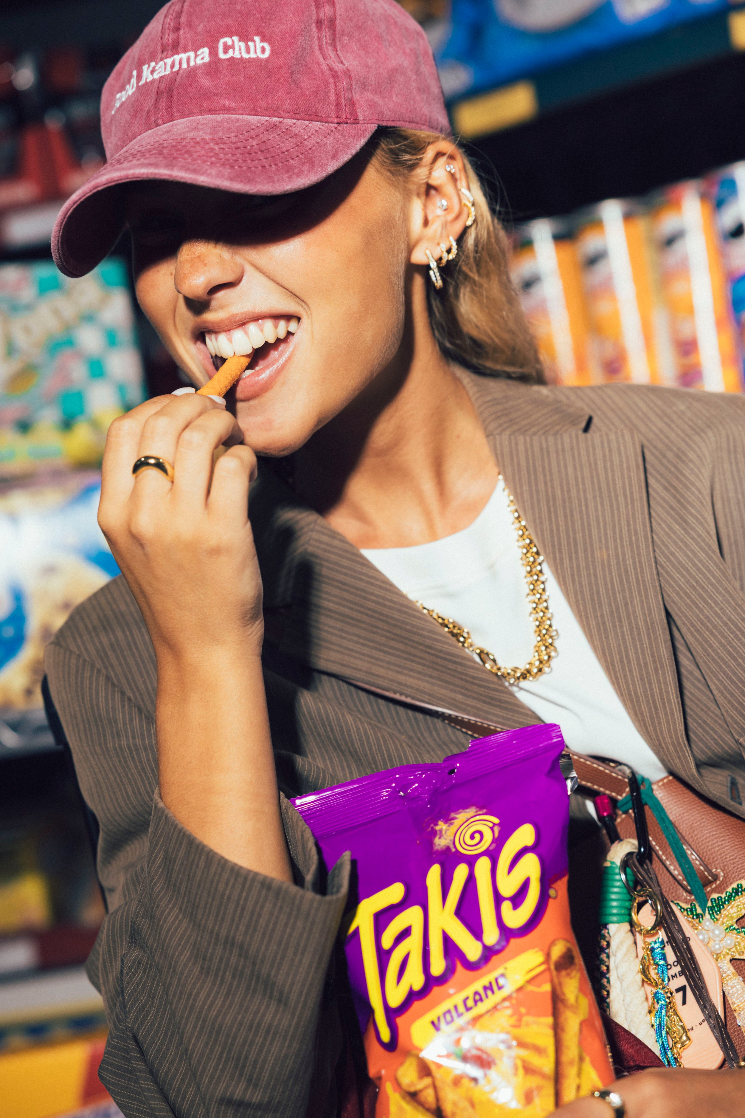 Good Karma Club Cap Bordeaux