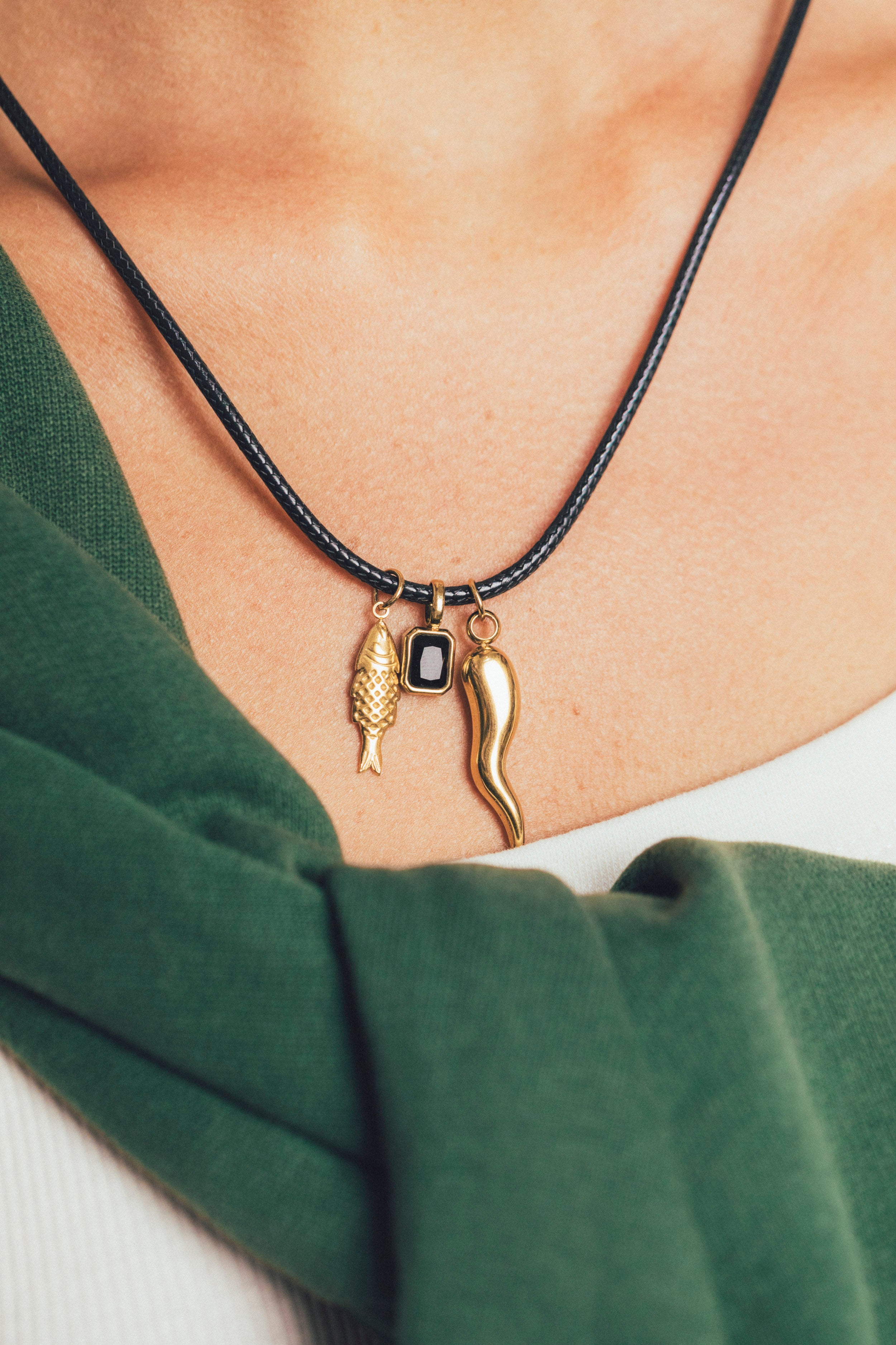 Black Rope Necklace