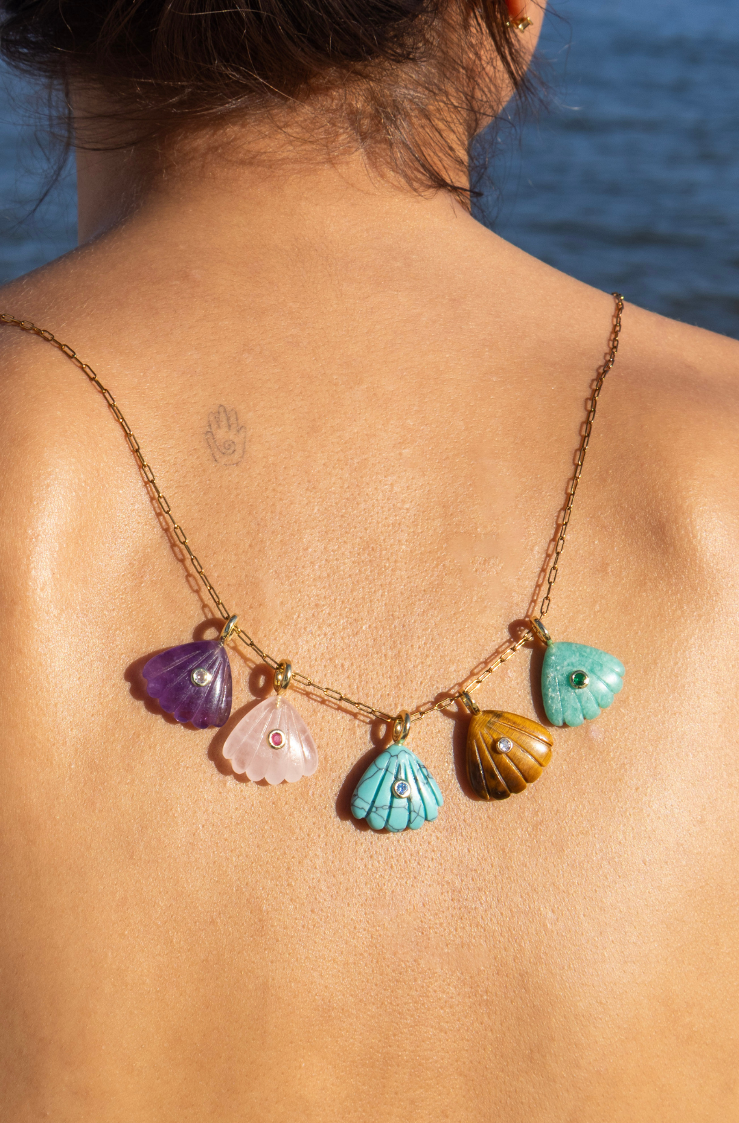 Coastal Pendant - Natural Amazonite