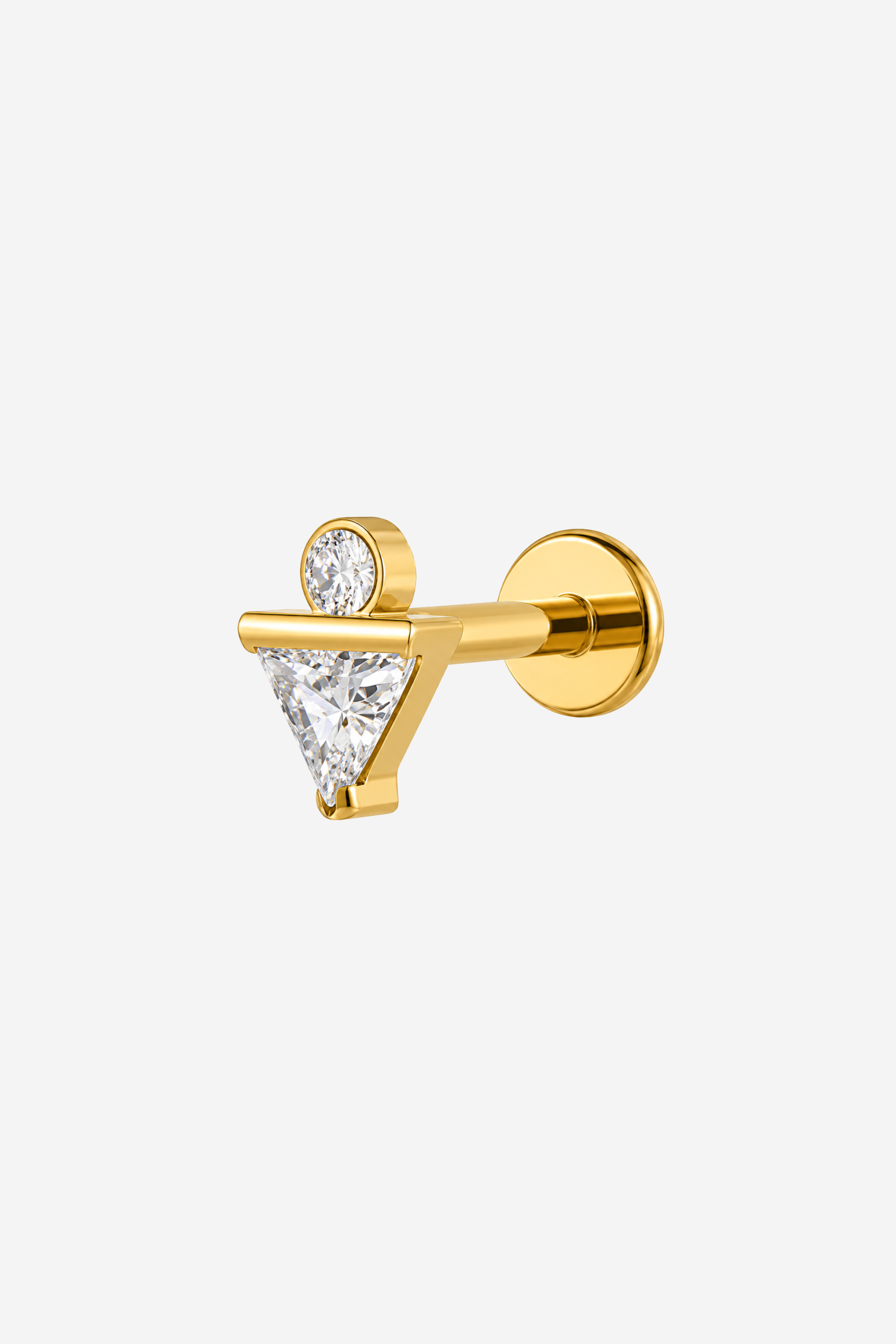 White Triomphe Titanium Piercing