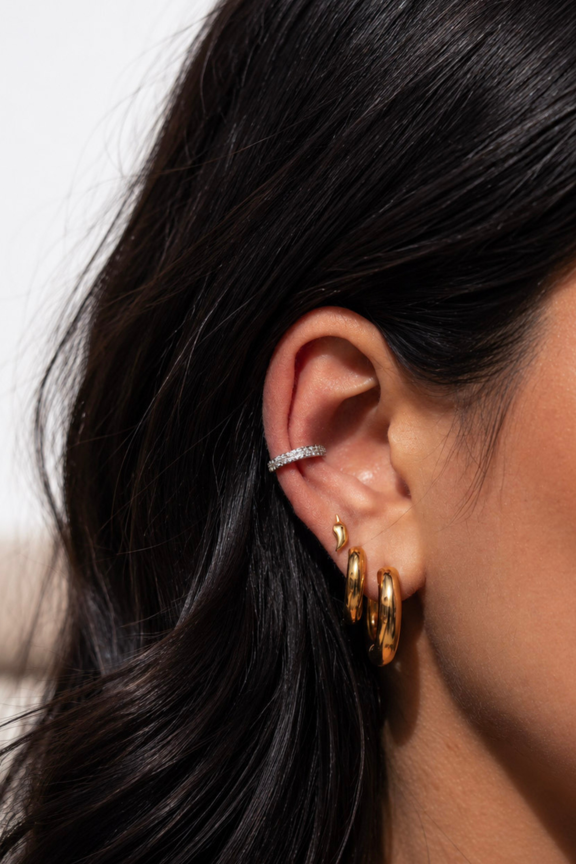 Silver Arco Earcuff