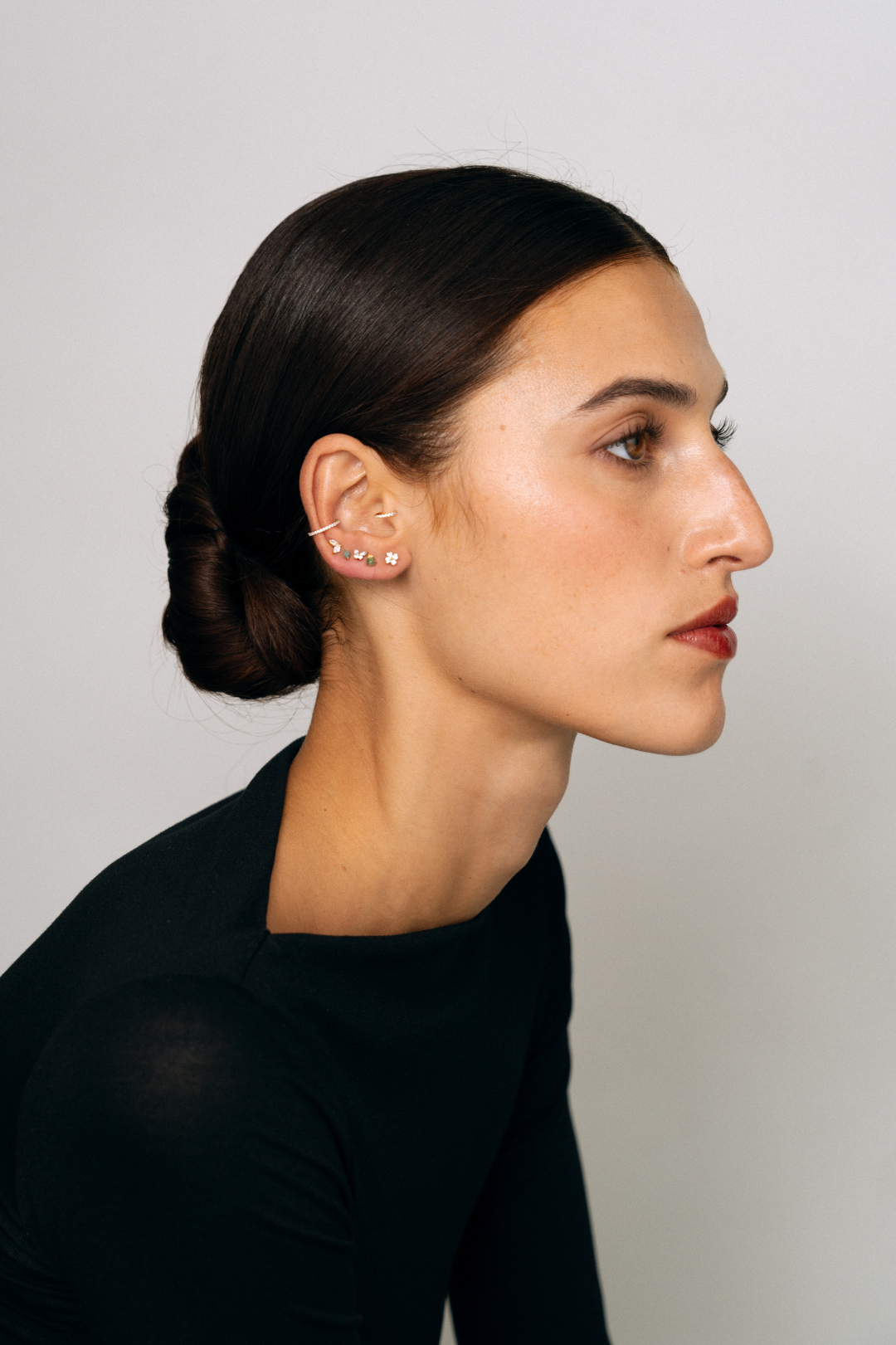 Moss Agathe Larme Titanium Piercing