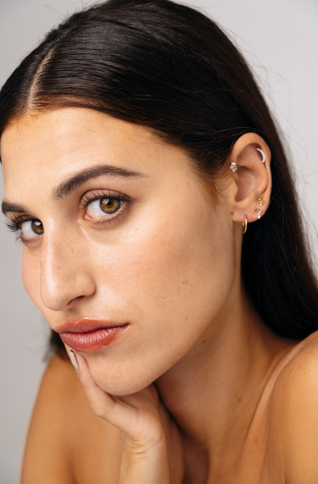 White Crown Titanium Piercing