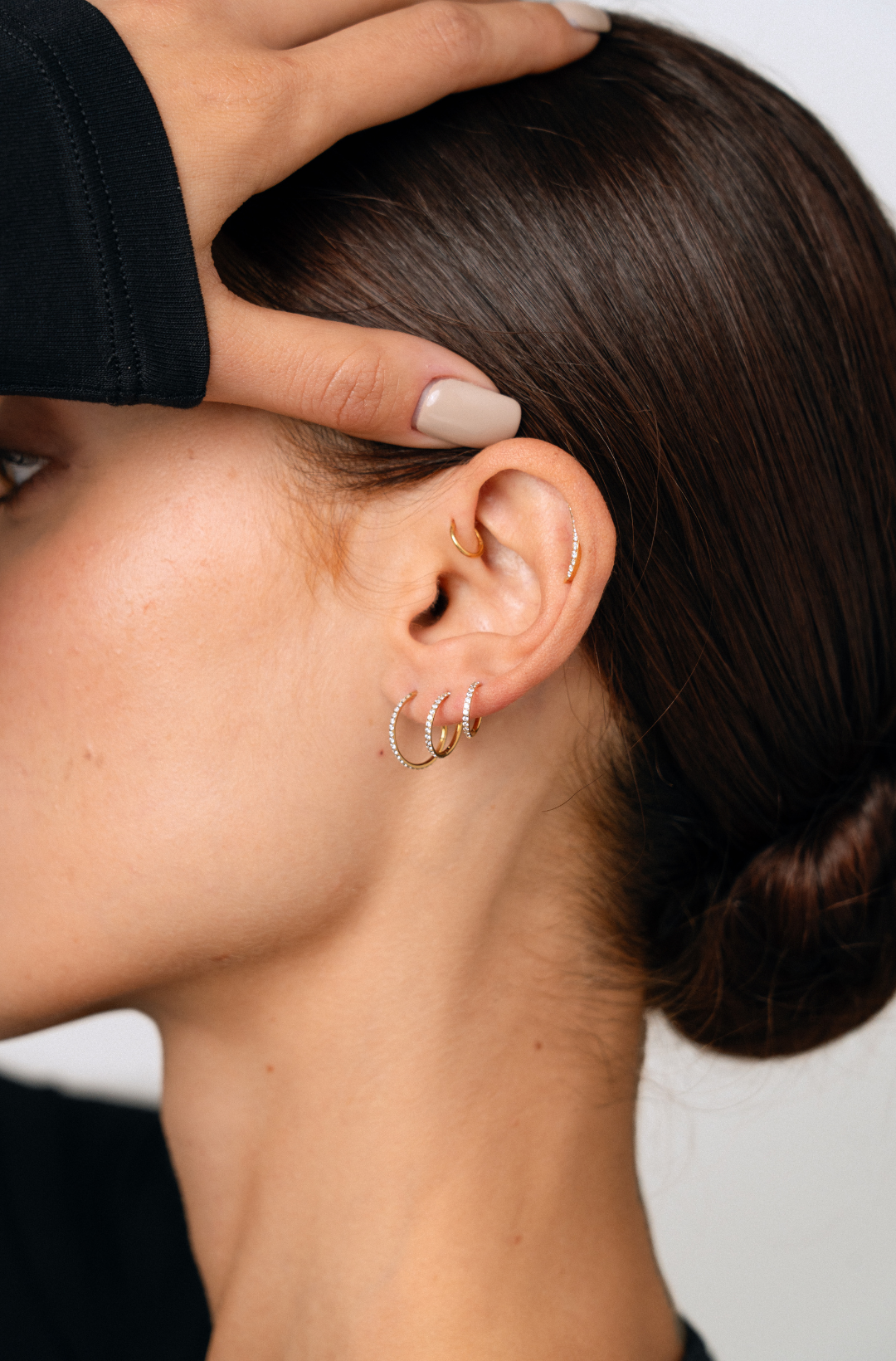 S Crystal Clicker Silver - 8mm