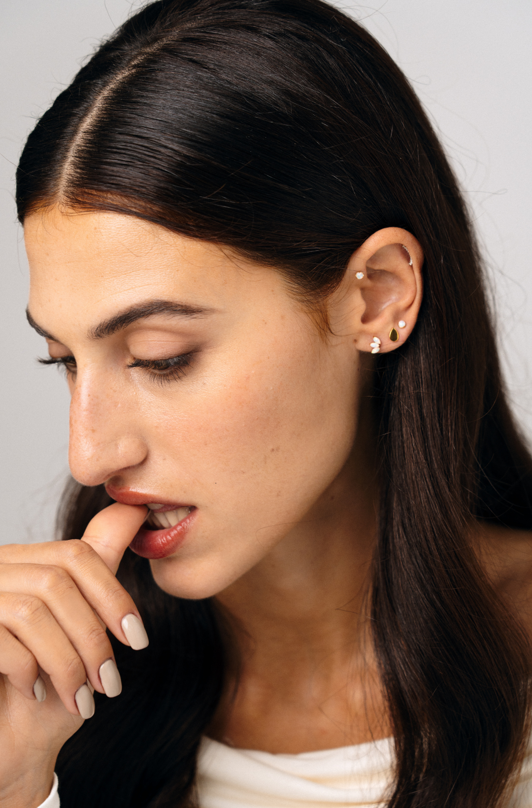 Moonstone Titanium Piercing