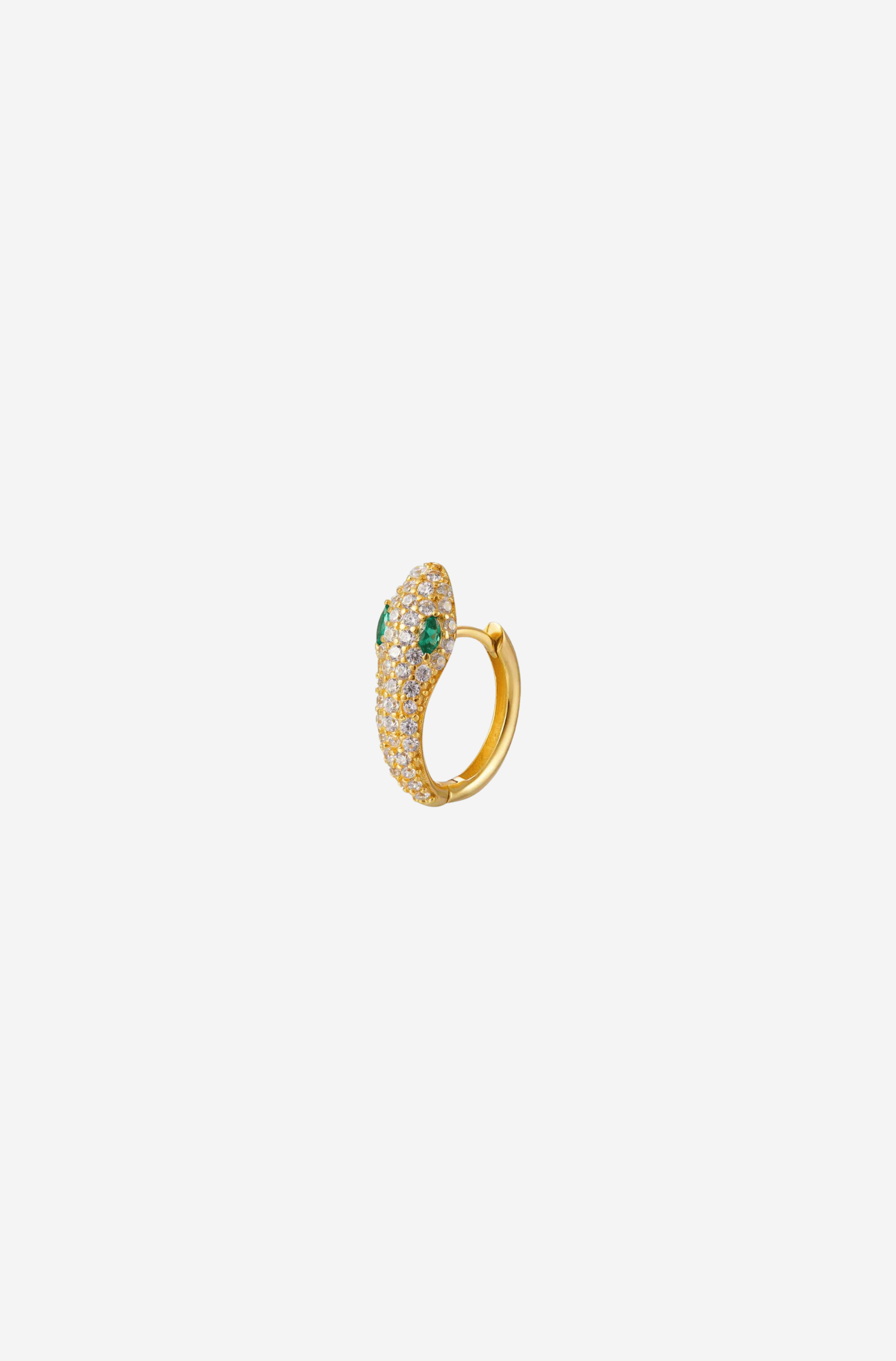 Green Snake Hoop
