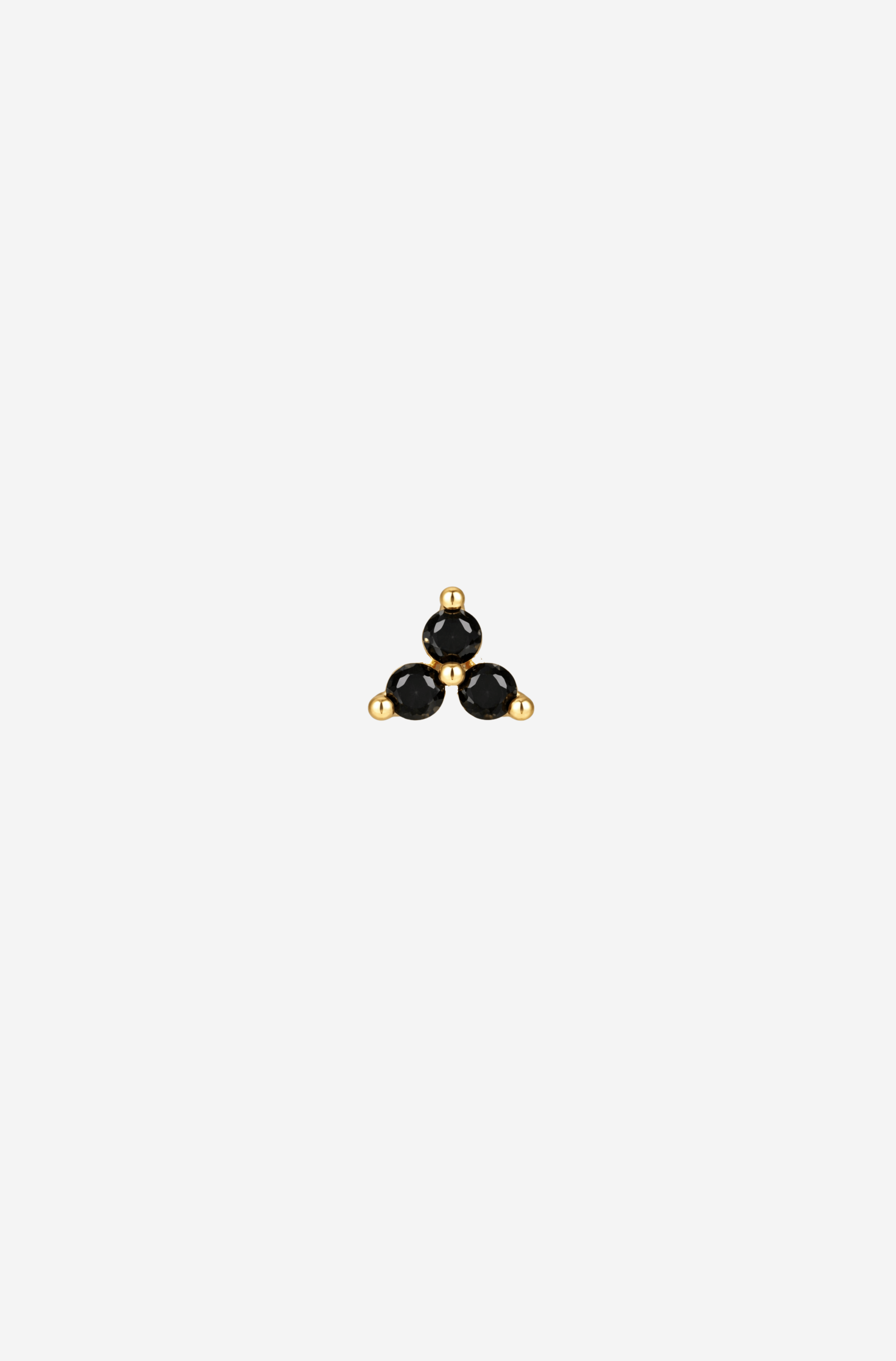 Black Tri Earring
