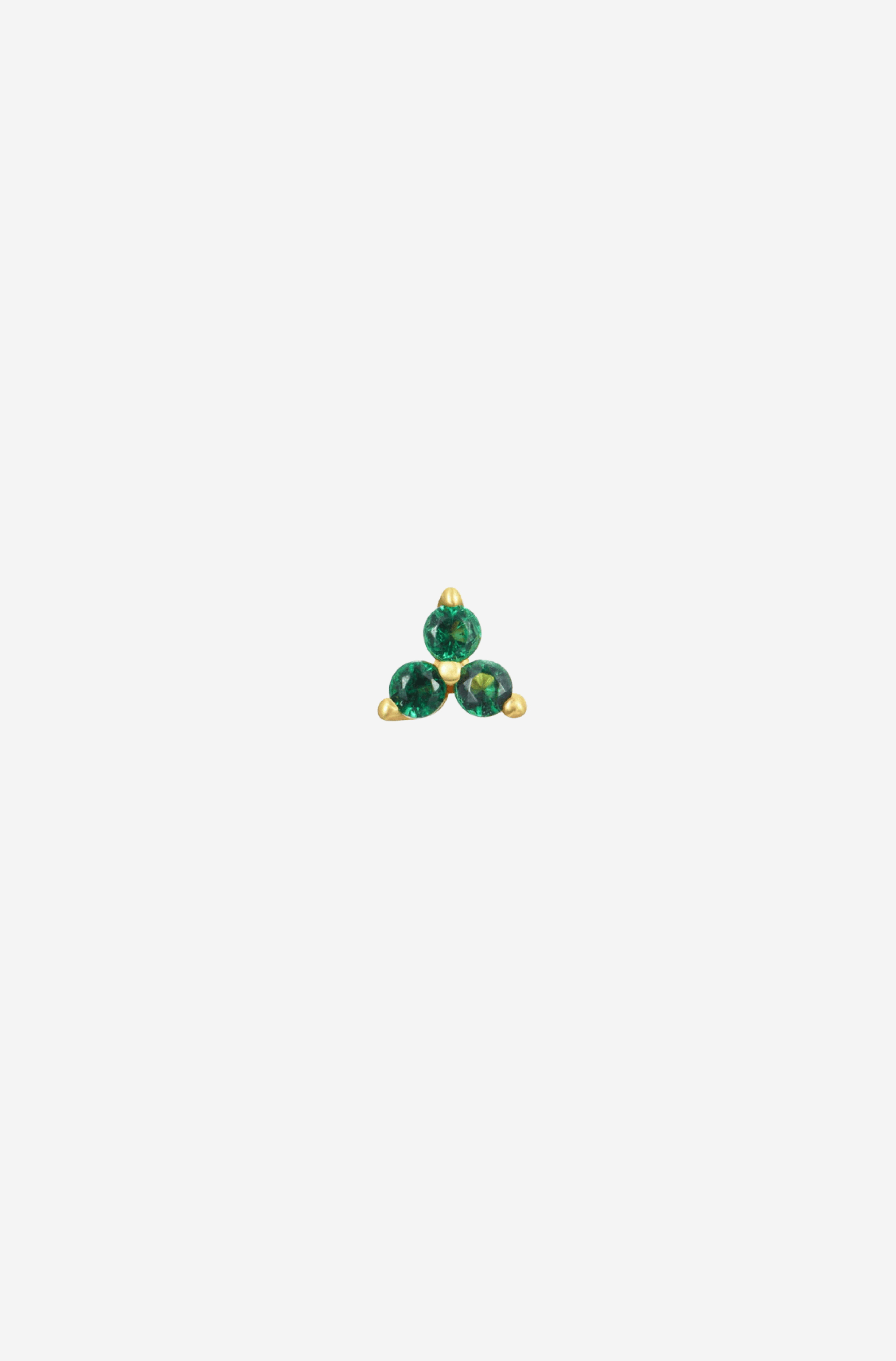 Green Tri Earring