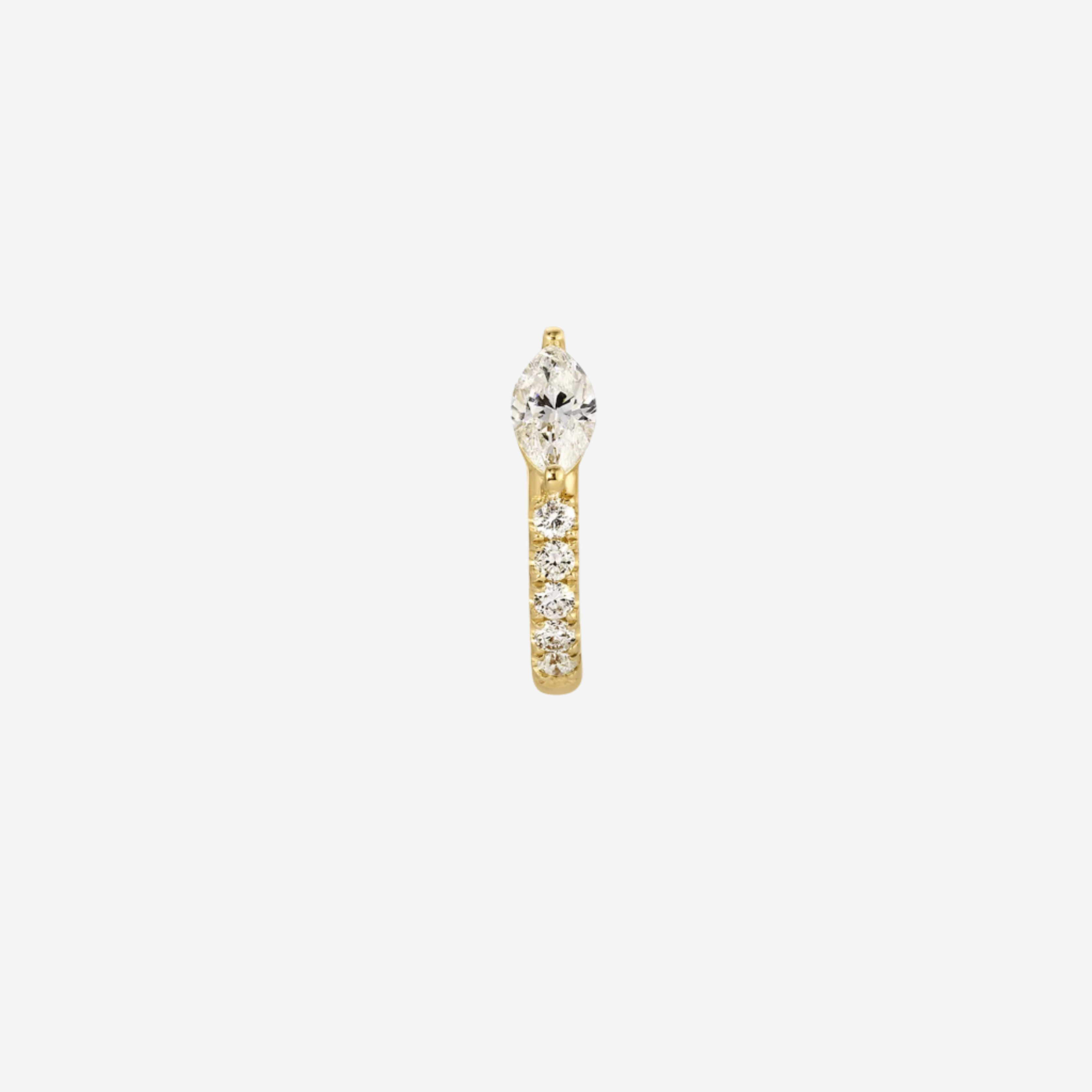 White Esmie Hoop - Unit