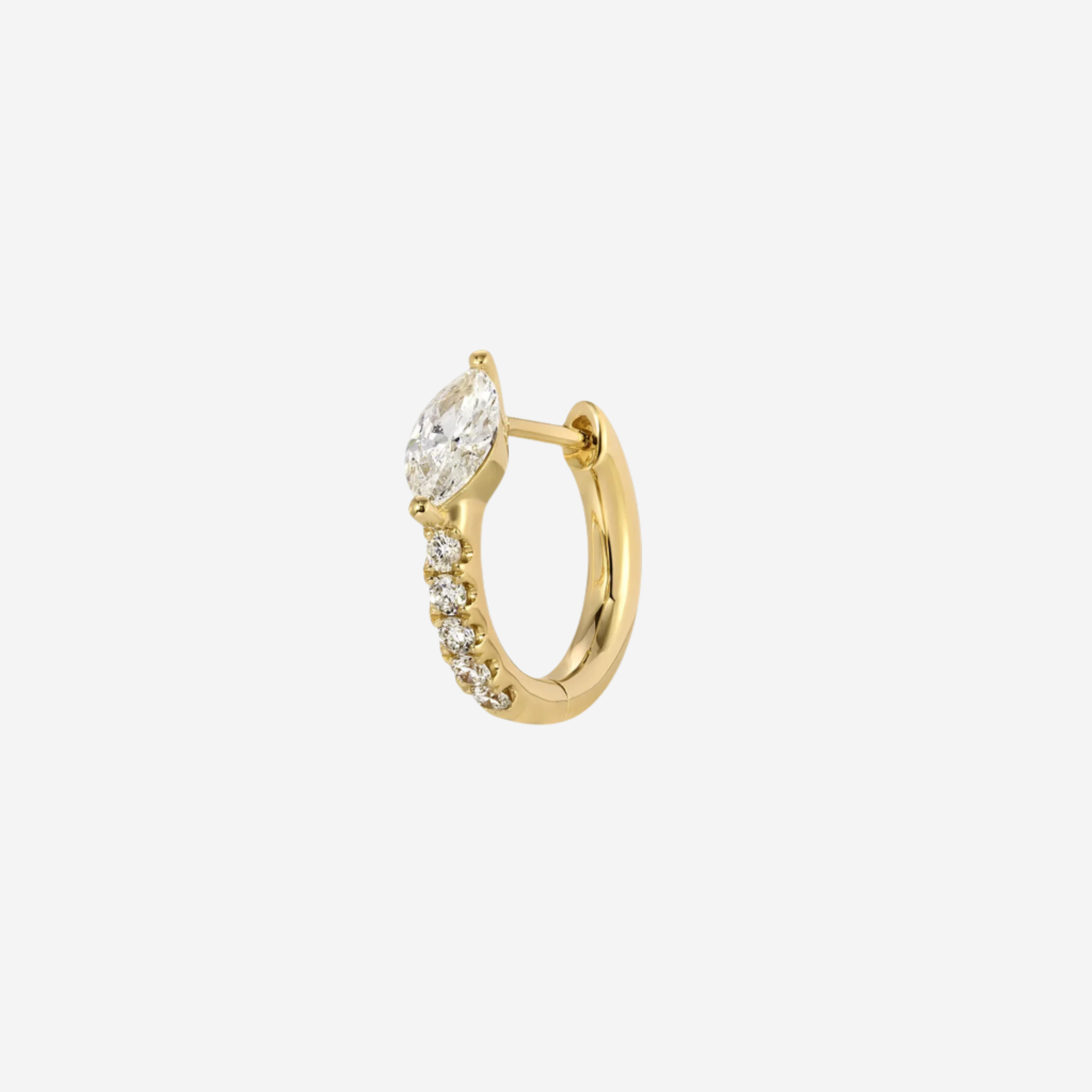 White Esmie Hoop - Unit