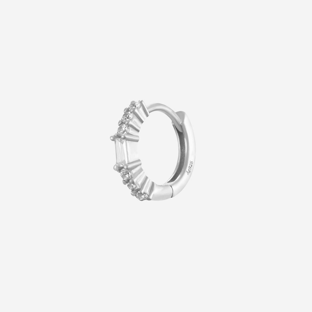 Silver Matilda Hoop