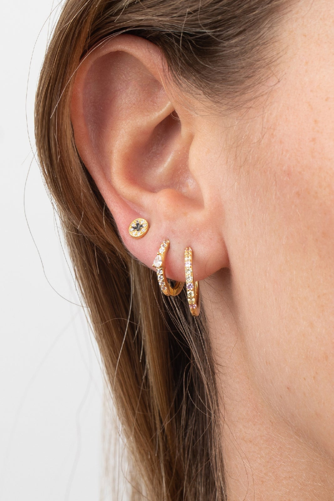 Brincos Midi Pastel Multicolor