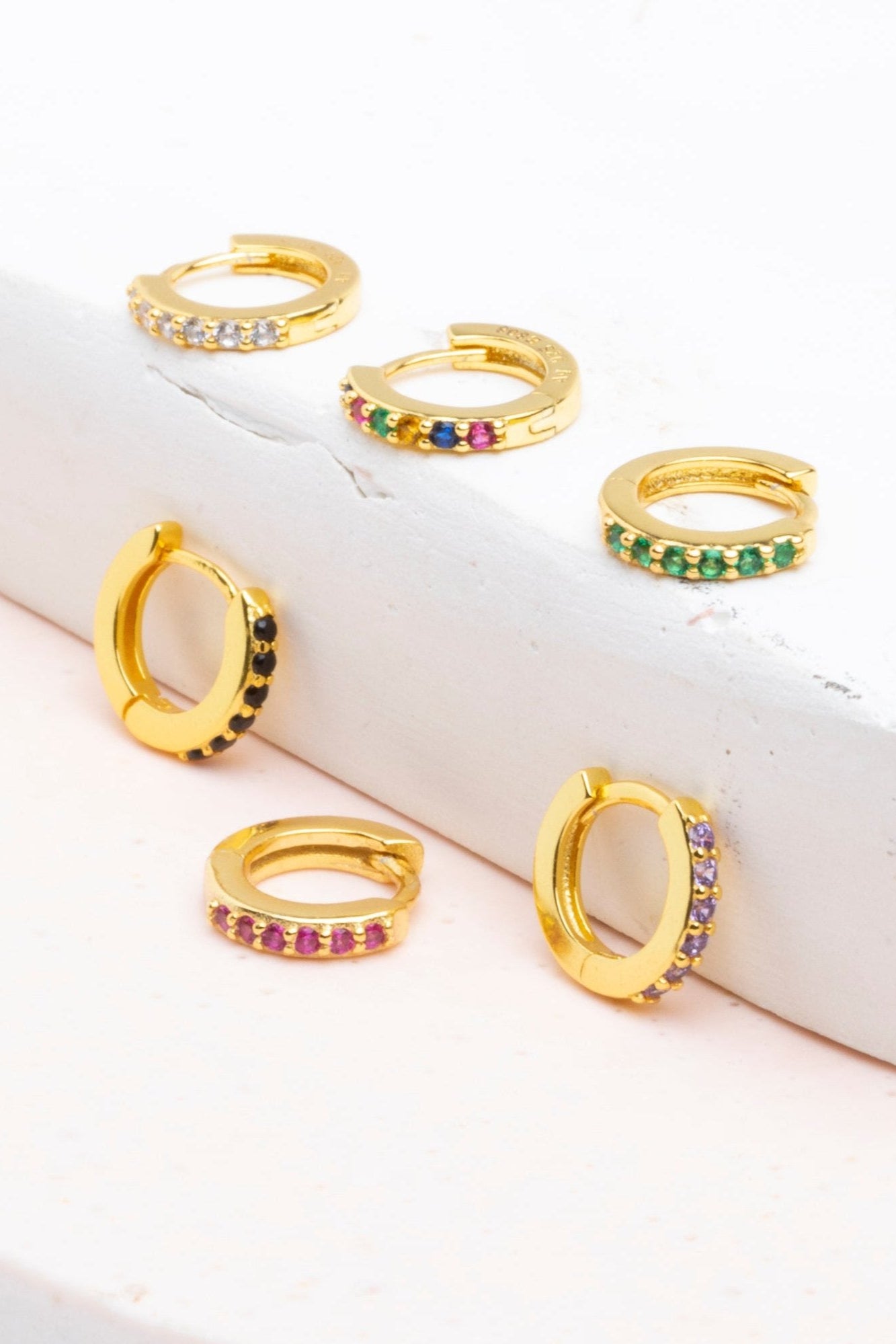 Multi Pastel Mini Pulau Hoop