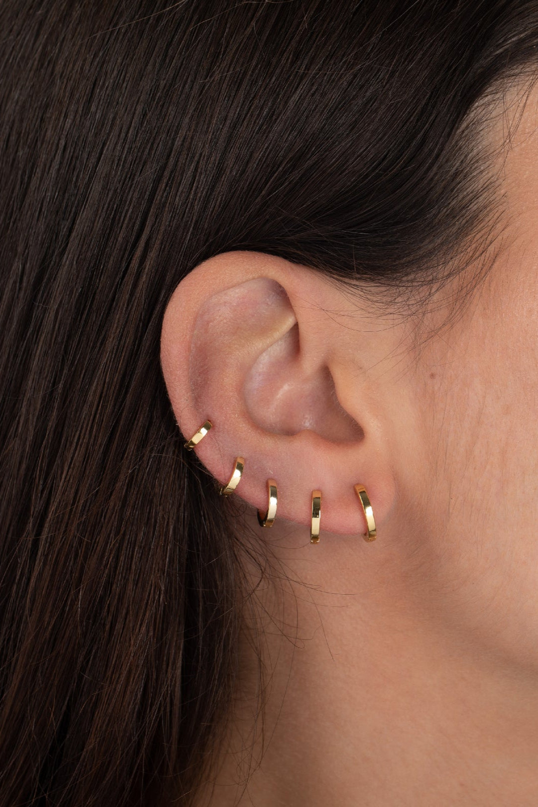 Silver Mini Plain Pulau Hoop