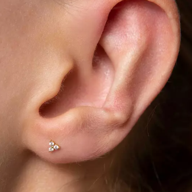 Black Tri Earring - Unit