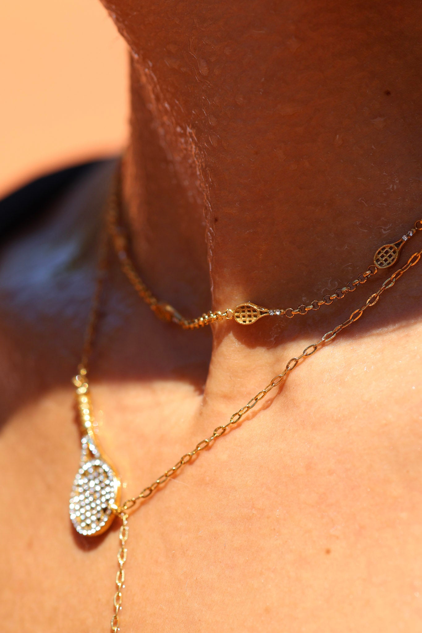 Mini Rackets Necklace