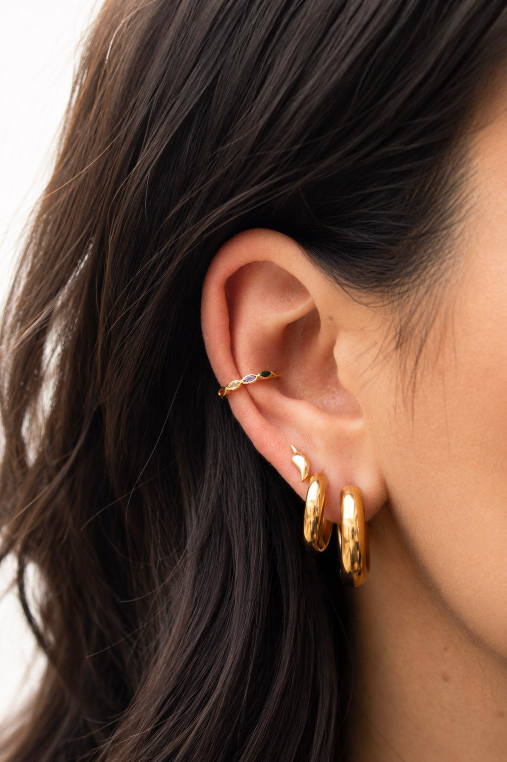 Earcuff Multicolor Aura