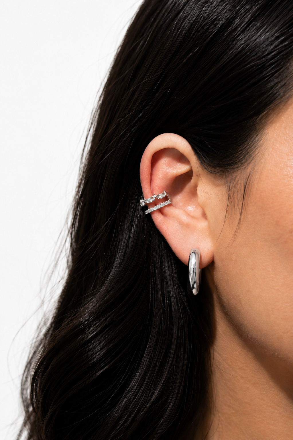 Silver Elise Earcuff