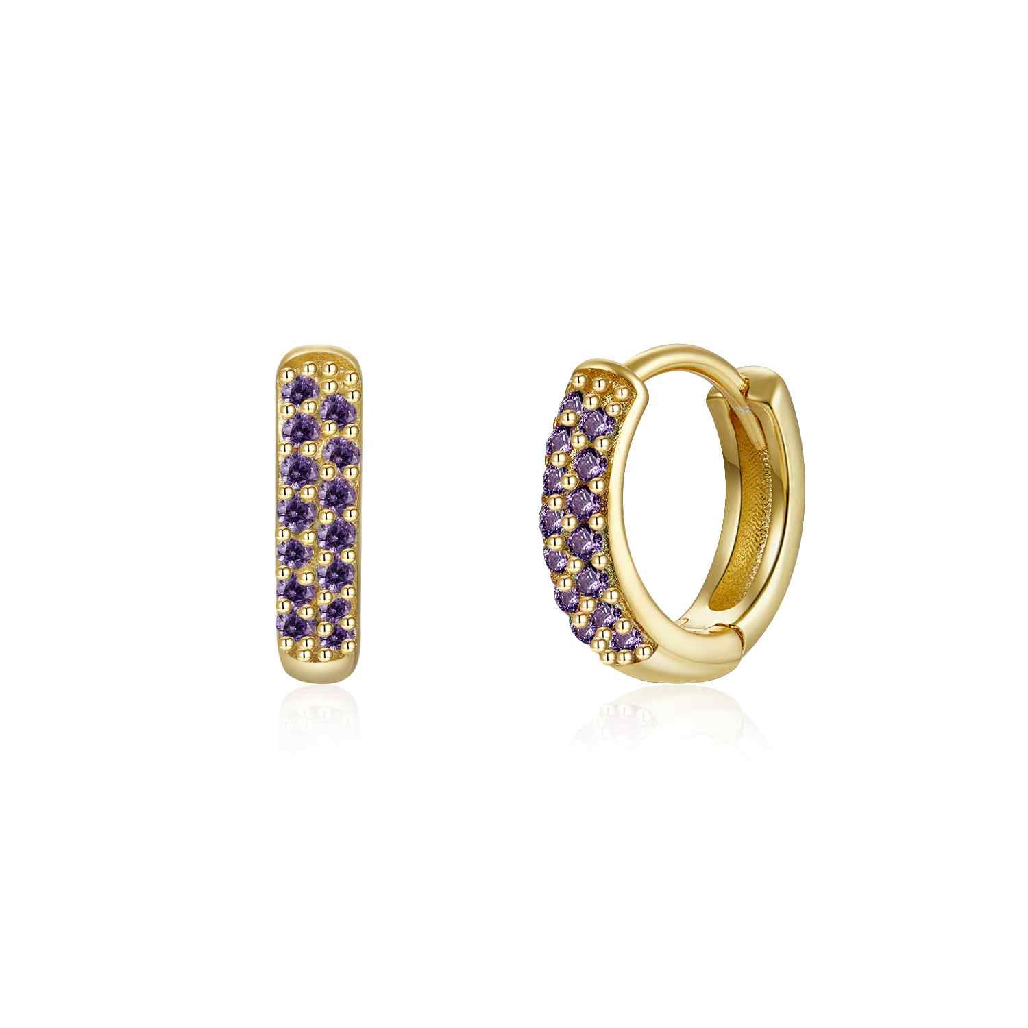 Lilac Céline Hoops