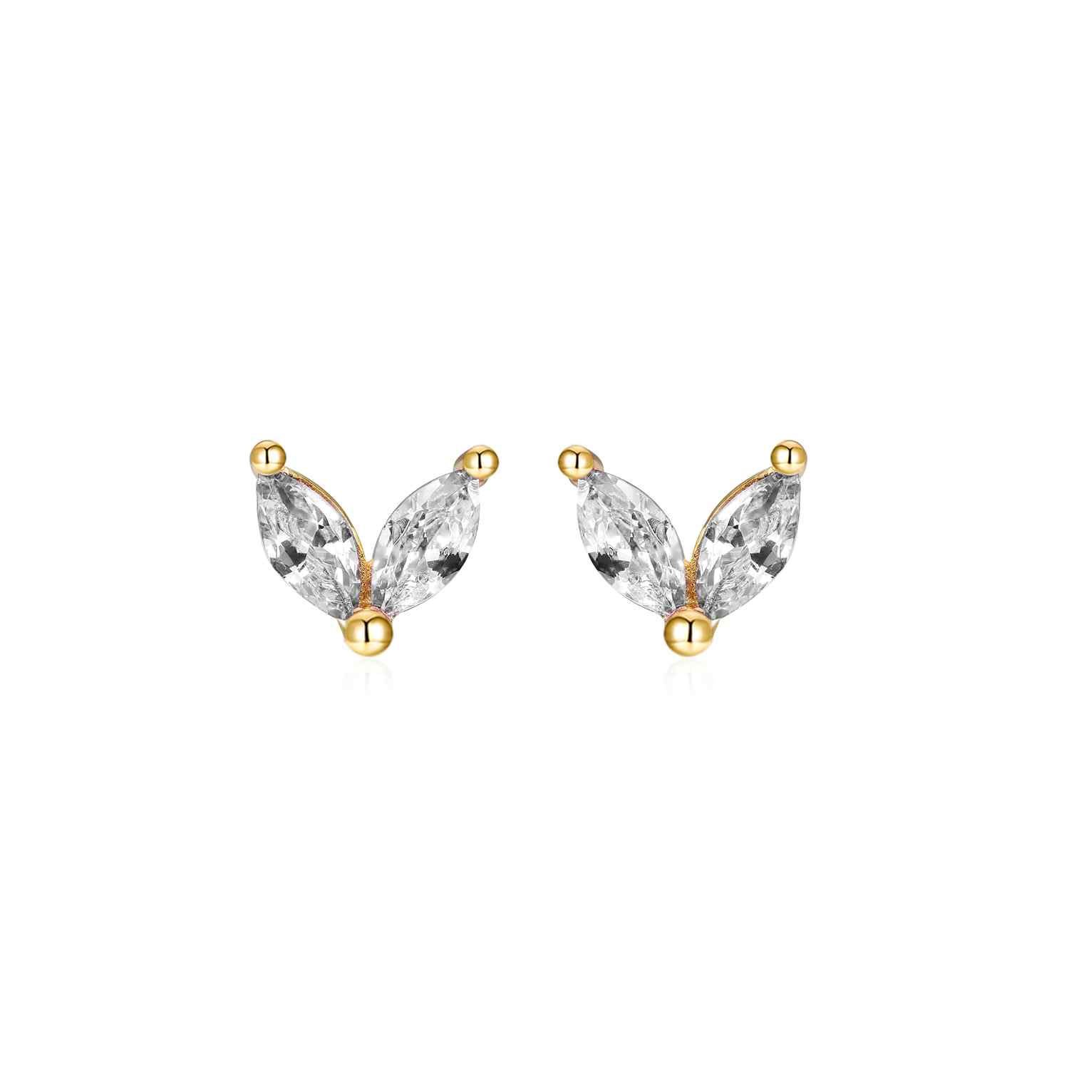 White Fleur Earrings