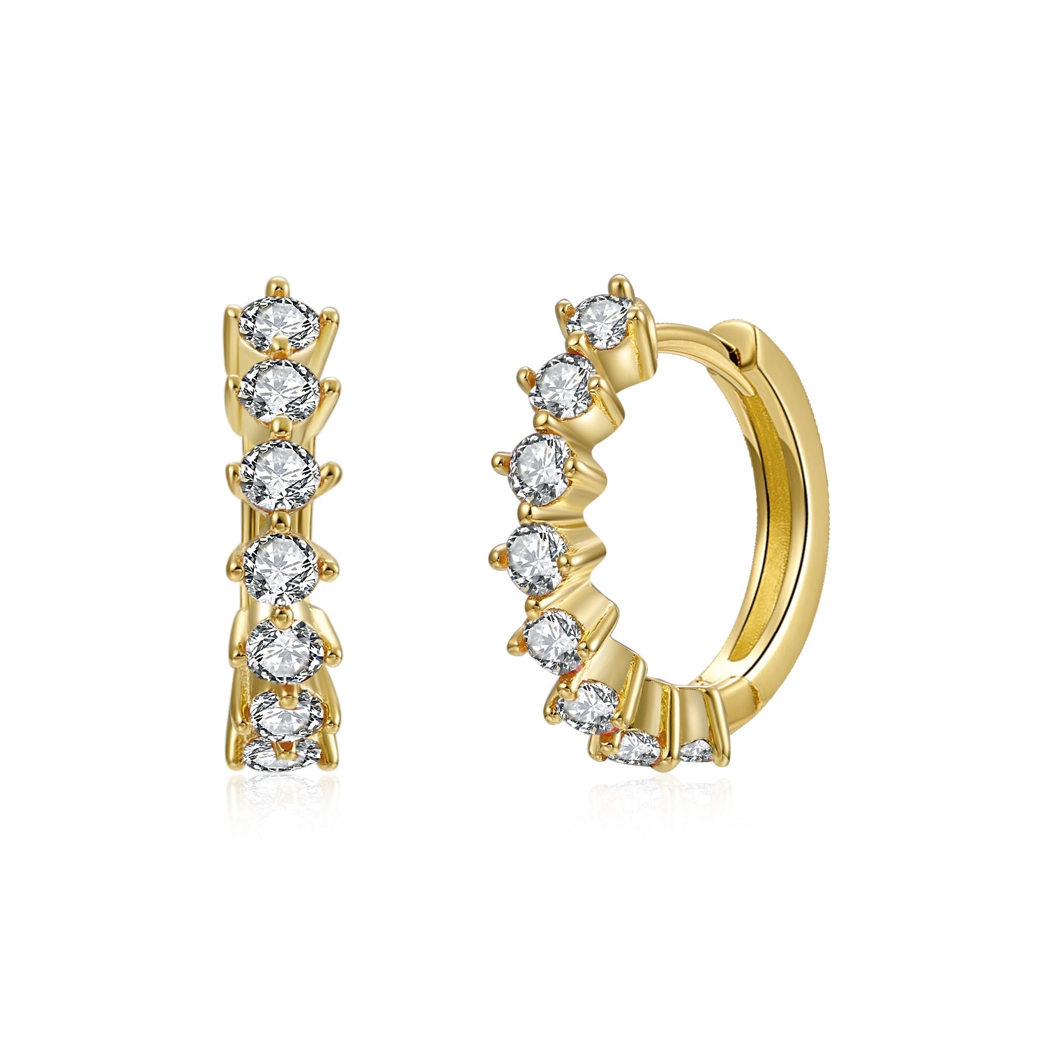 White Riviera Hoops