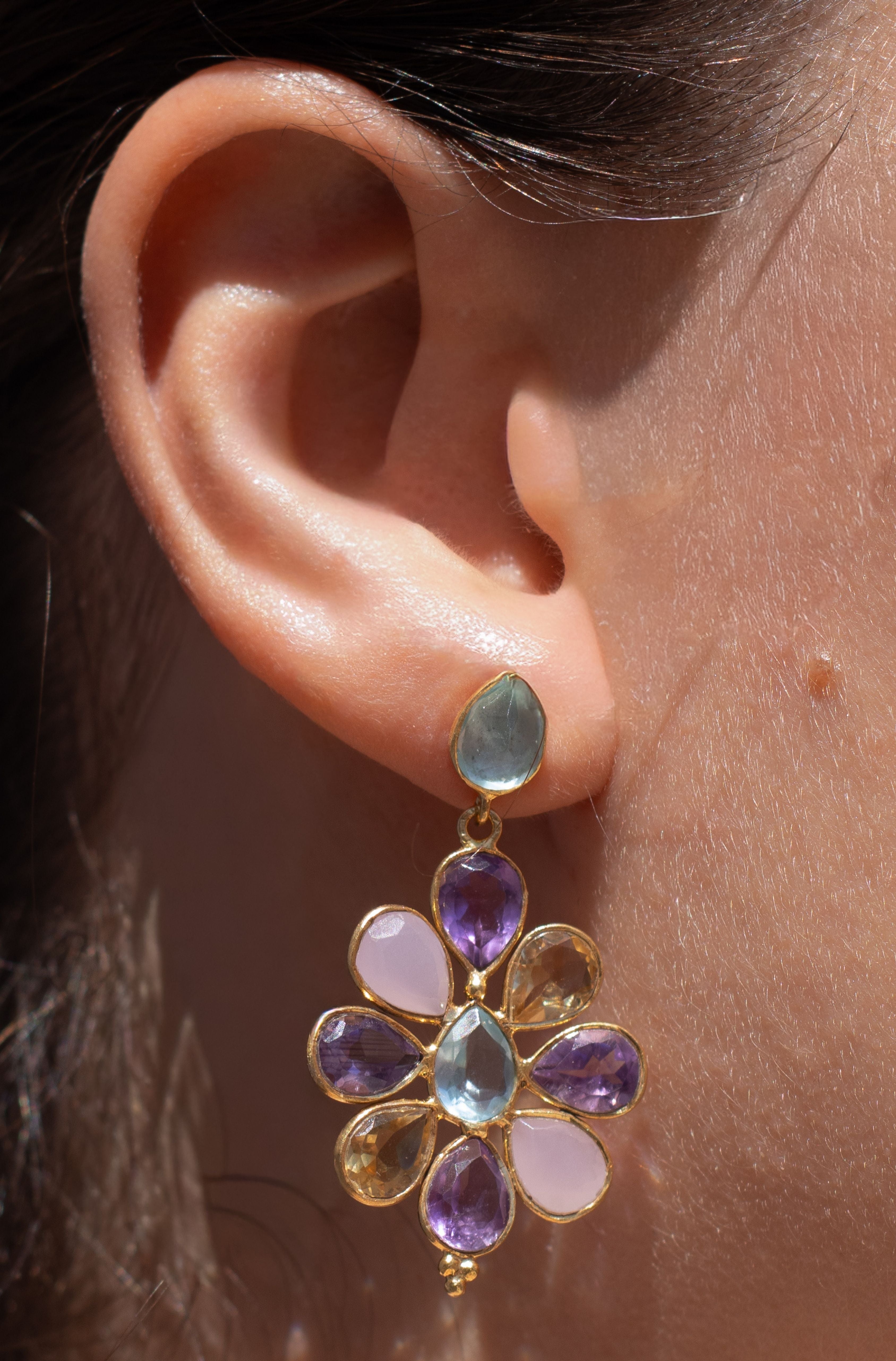 Laguna Colorful Earrings - Pair