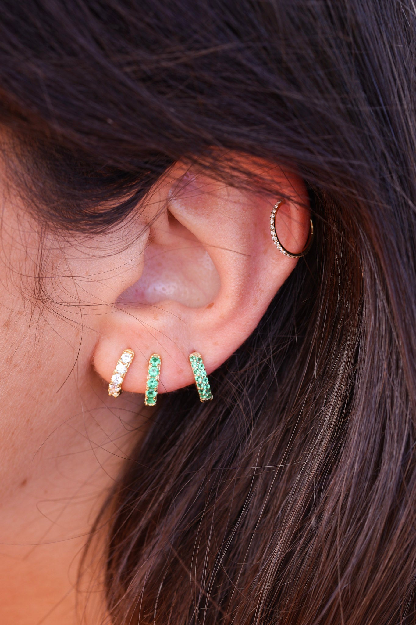 Green Céline Hoop