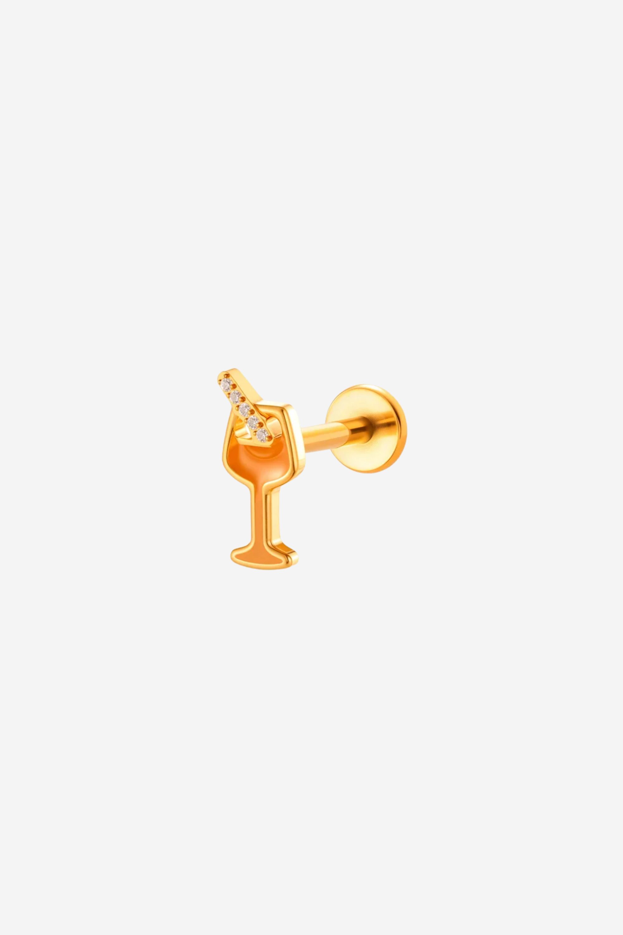 Piercing Aperol em Titânio