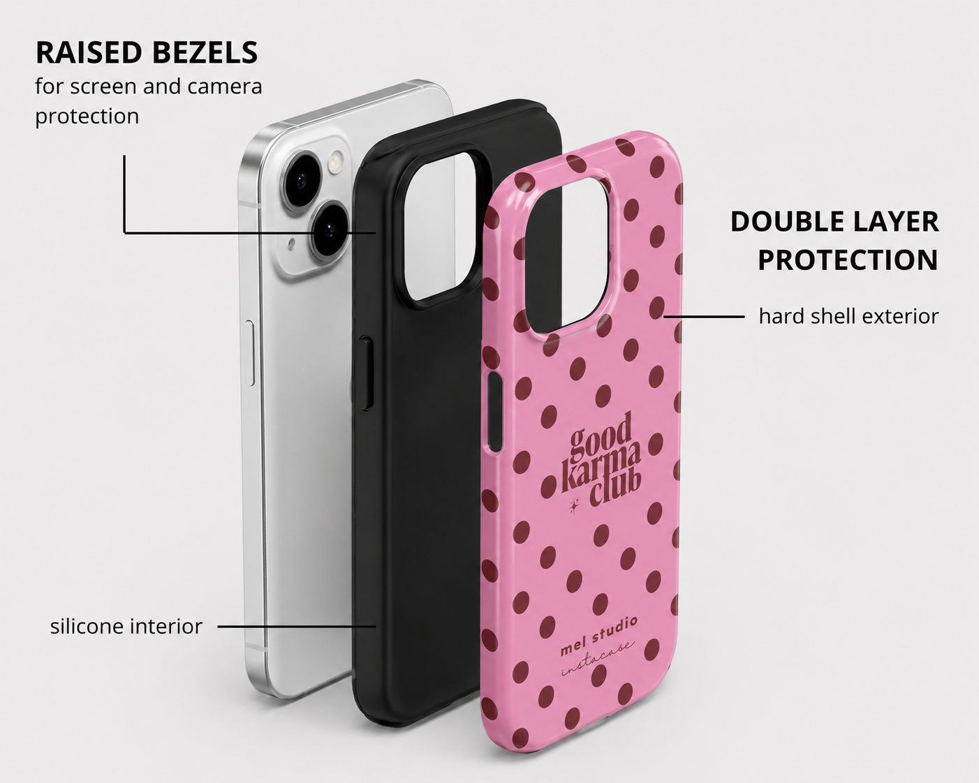 Capa Polka Dot Good Karma 