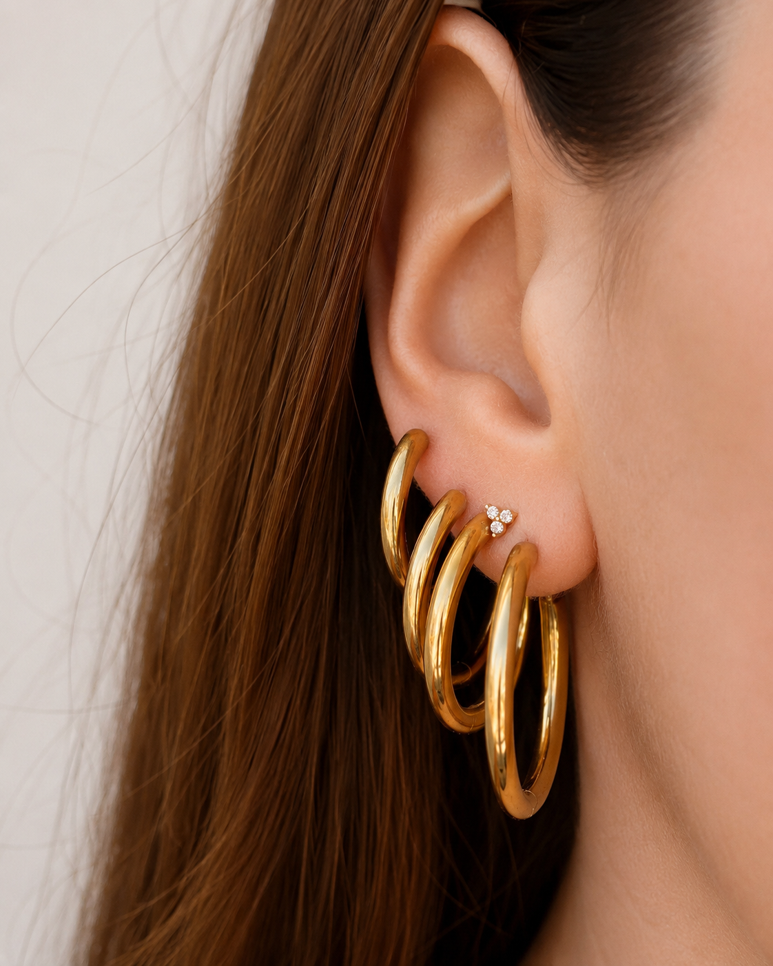 Bold Gold Hoop M