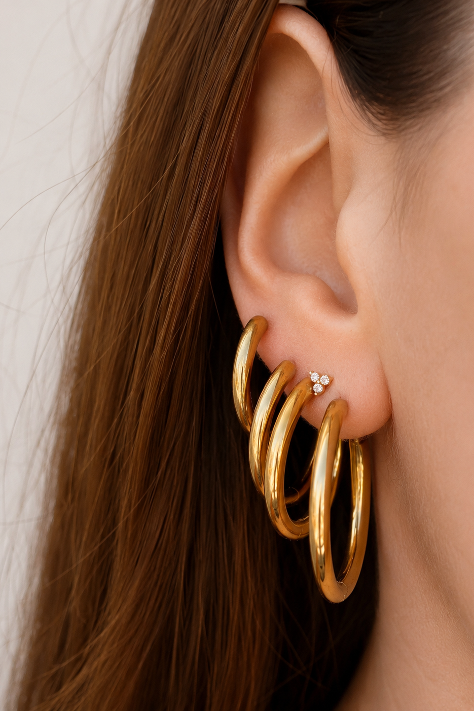 Bold Gold Hoop M