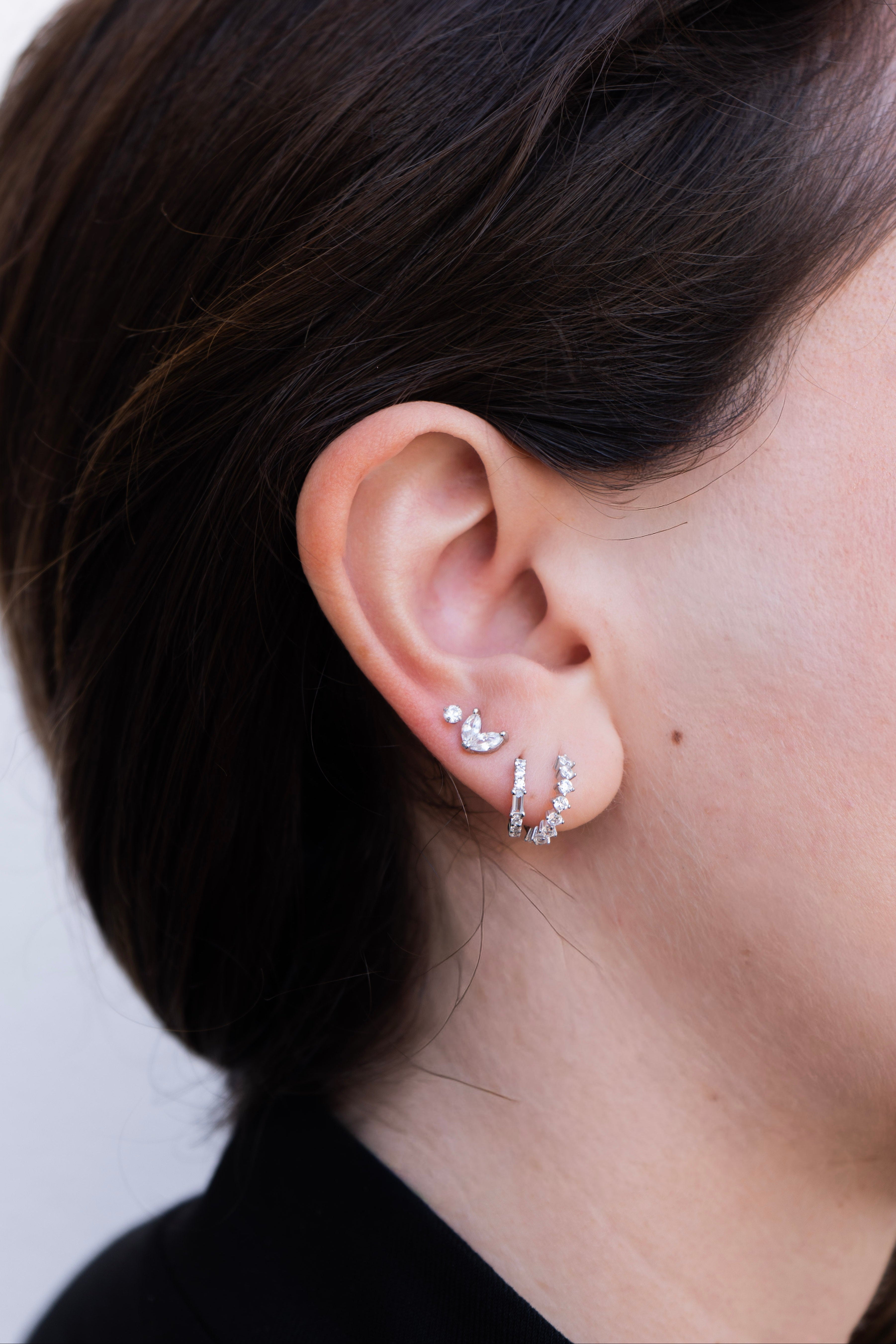 Silver Riviera Hoop