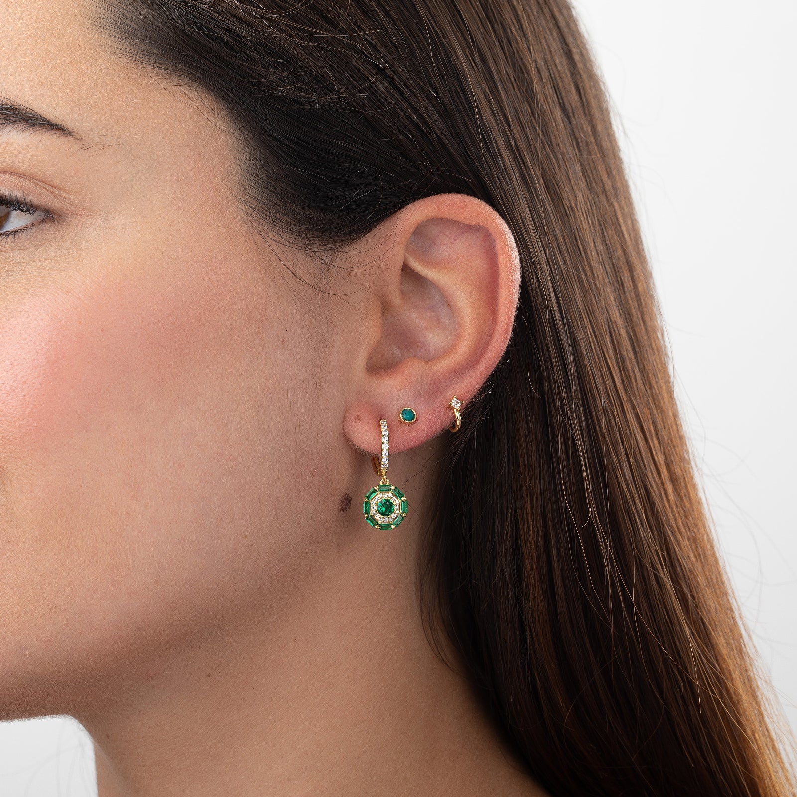 Green Carmen Earrings