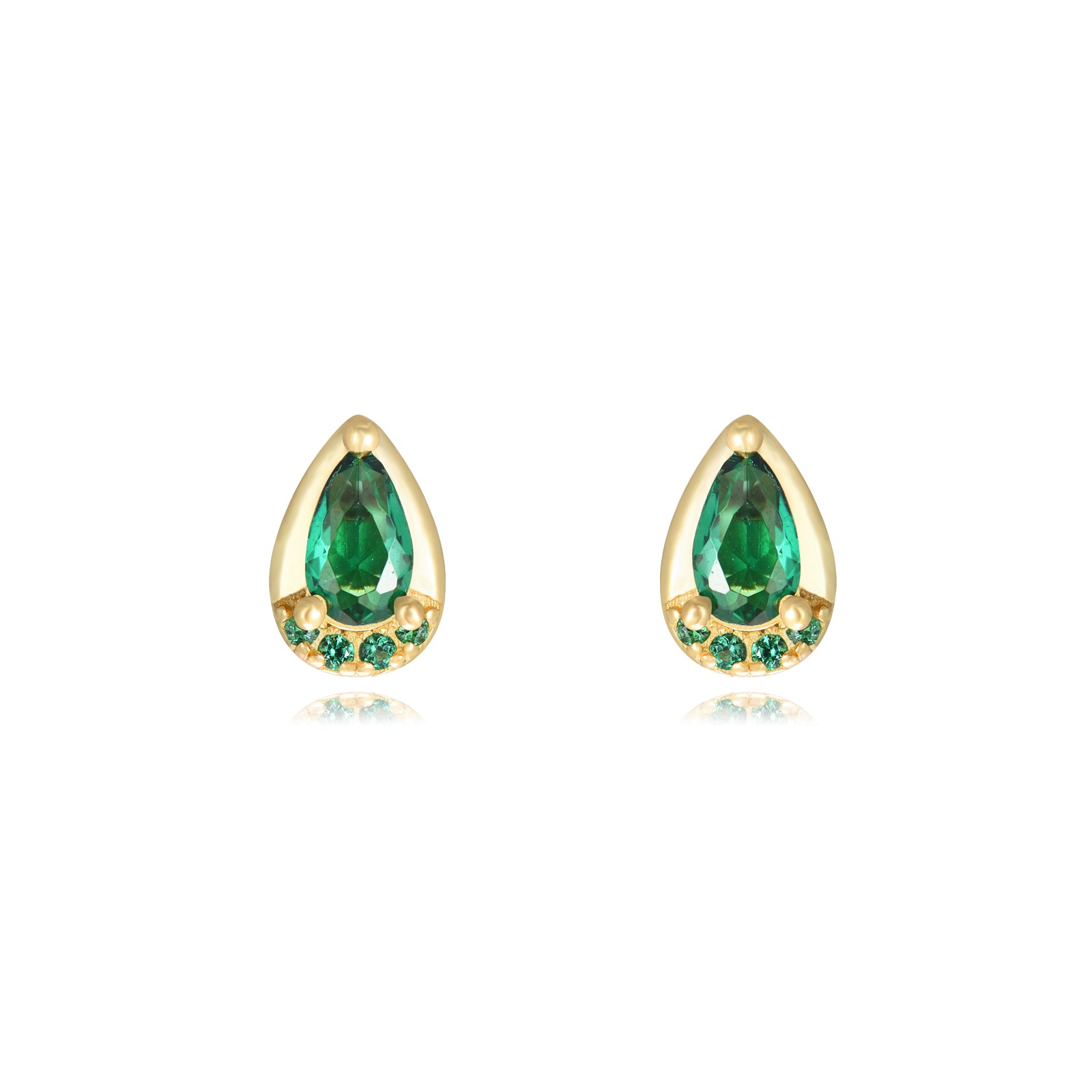 Green Sophia Earrings