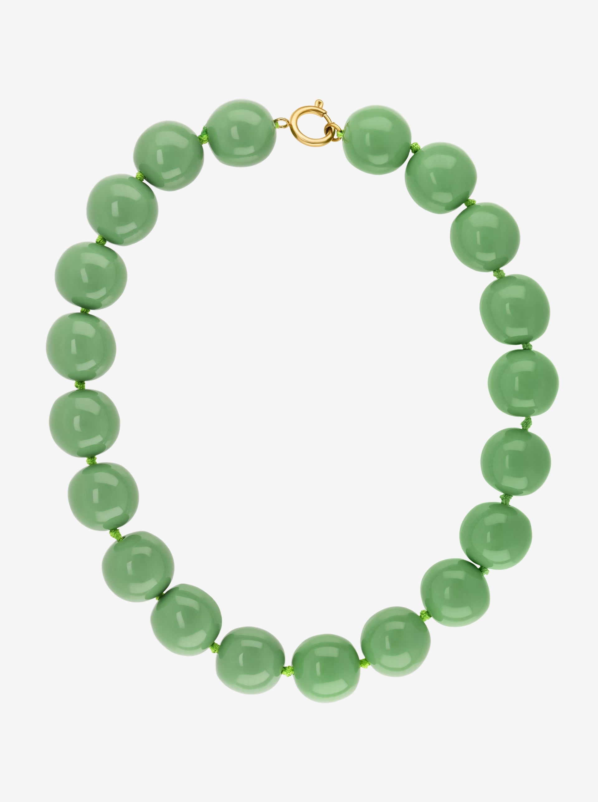 Pistachio Gum ball Necklace
