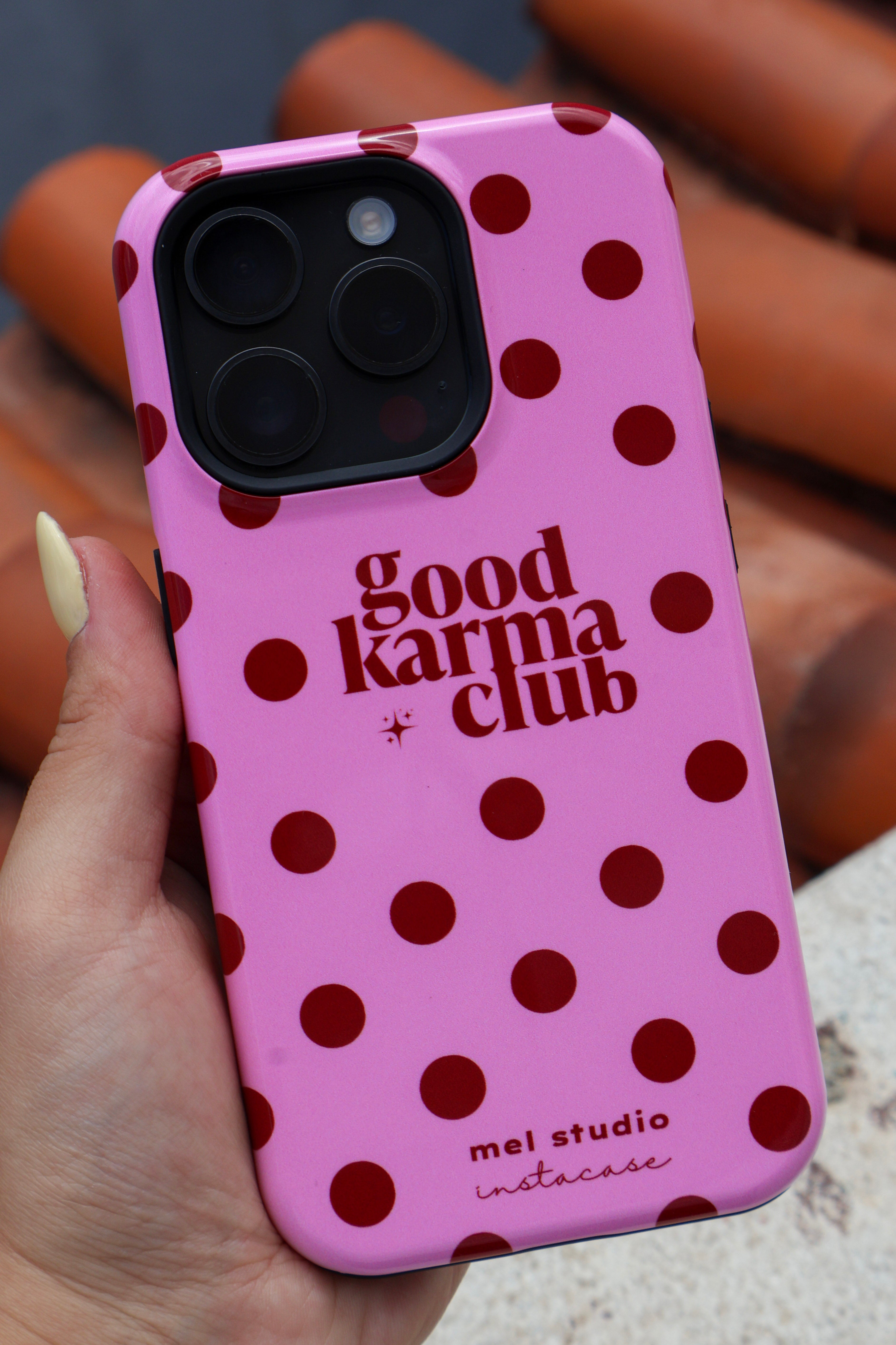 Polka Dot Good Karma Case