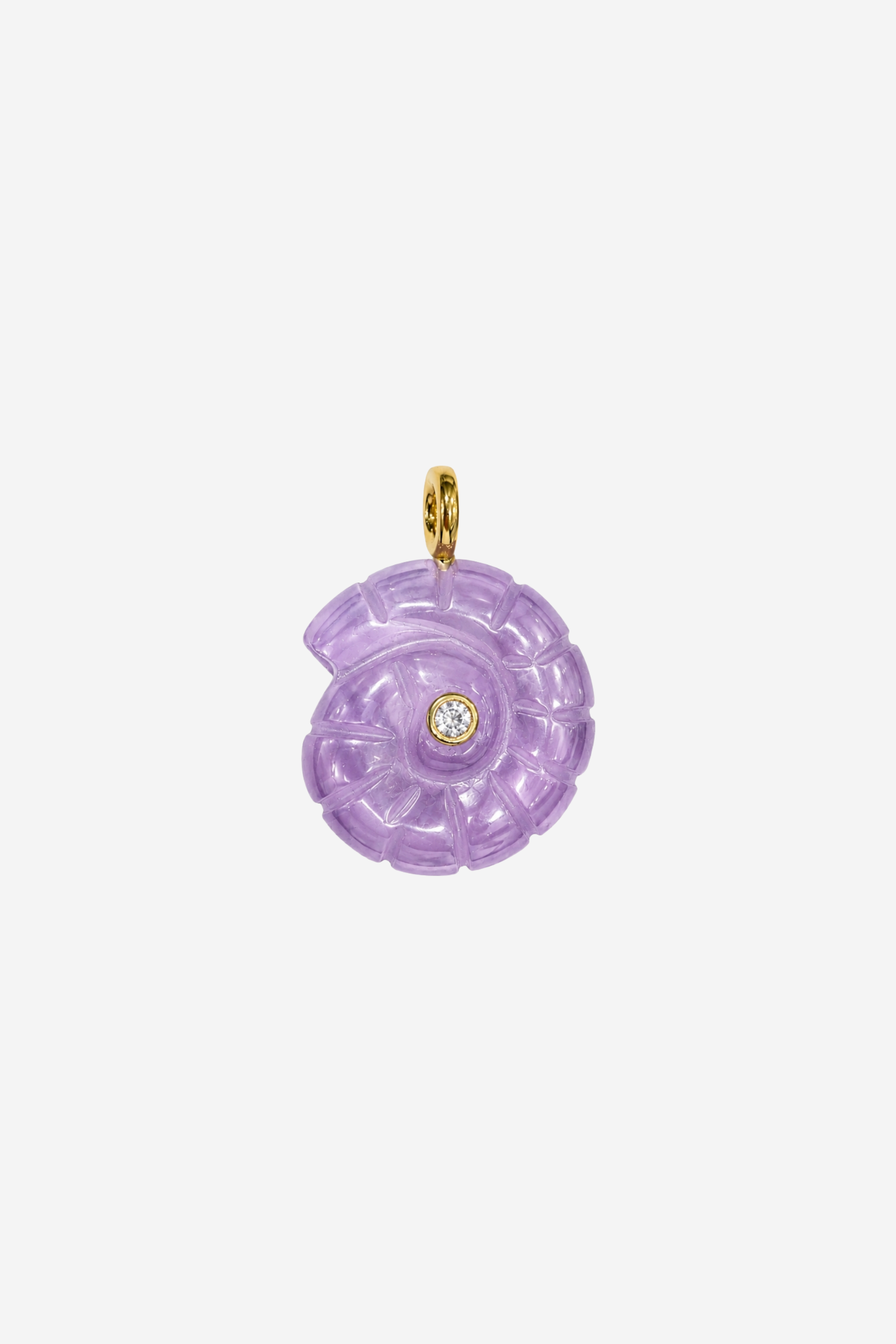 Shore Pendant - Natural Amethyst