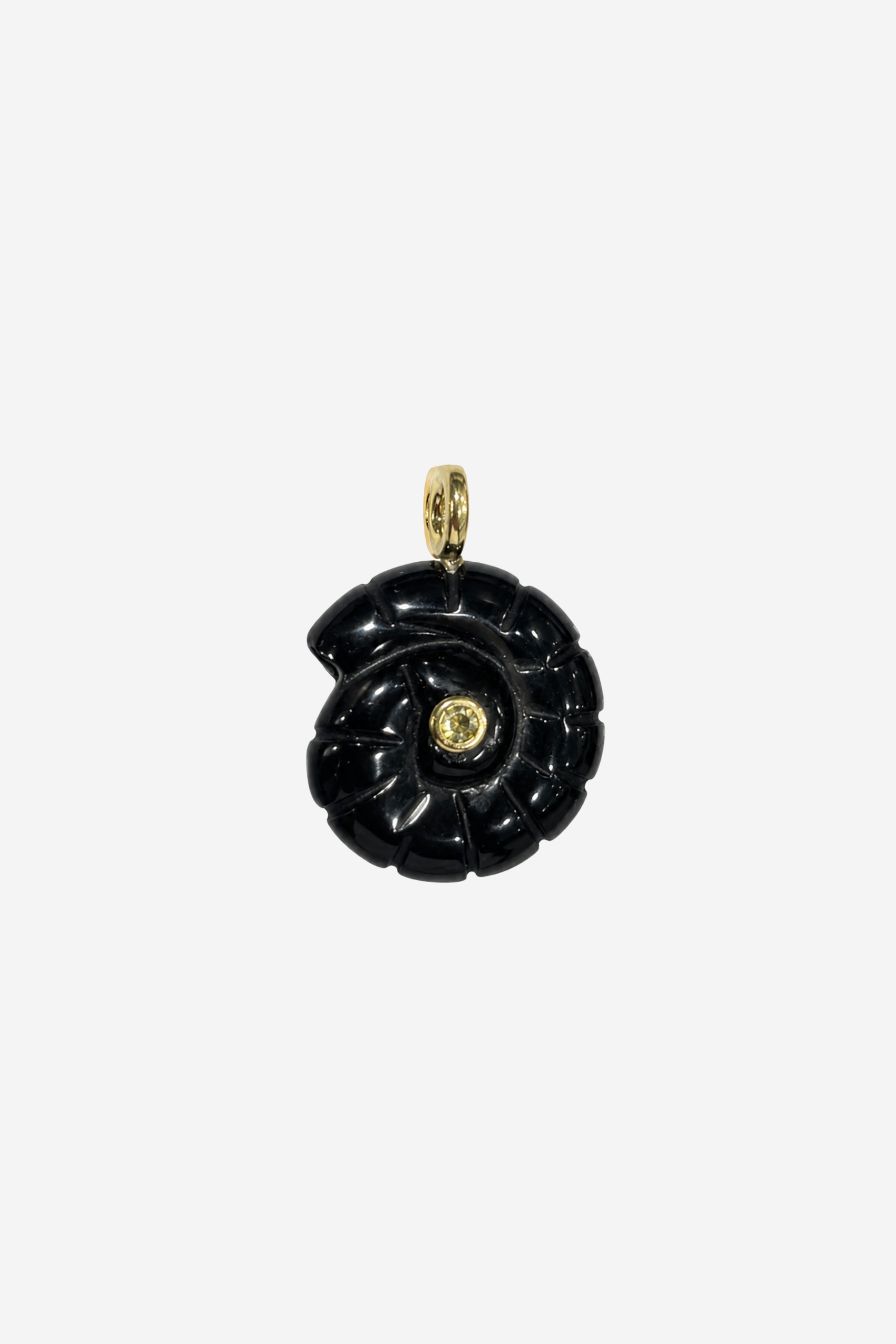 Shore Pendant - Natural Black Onyx