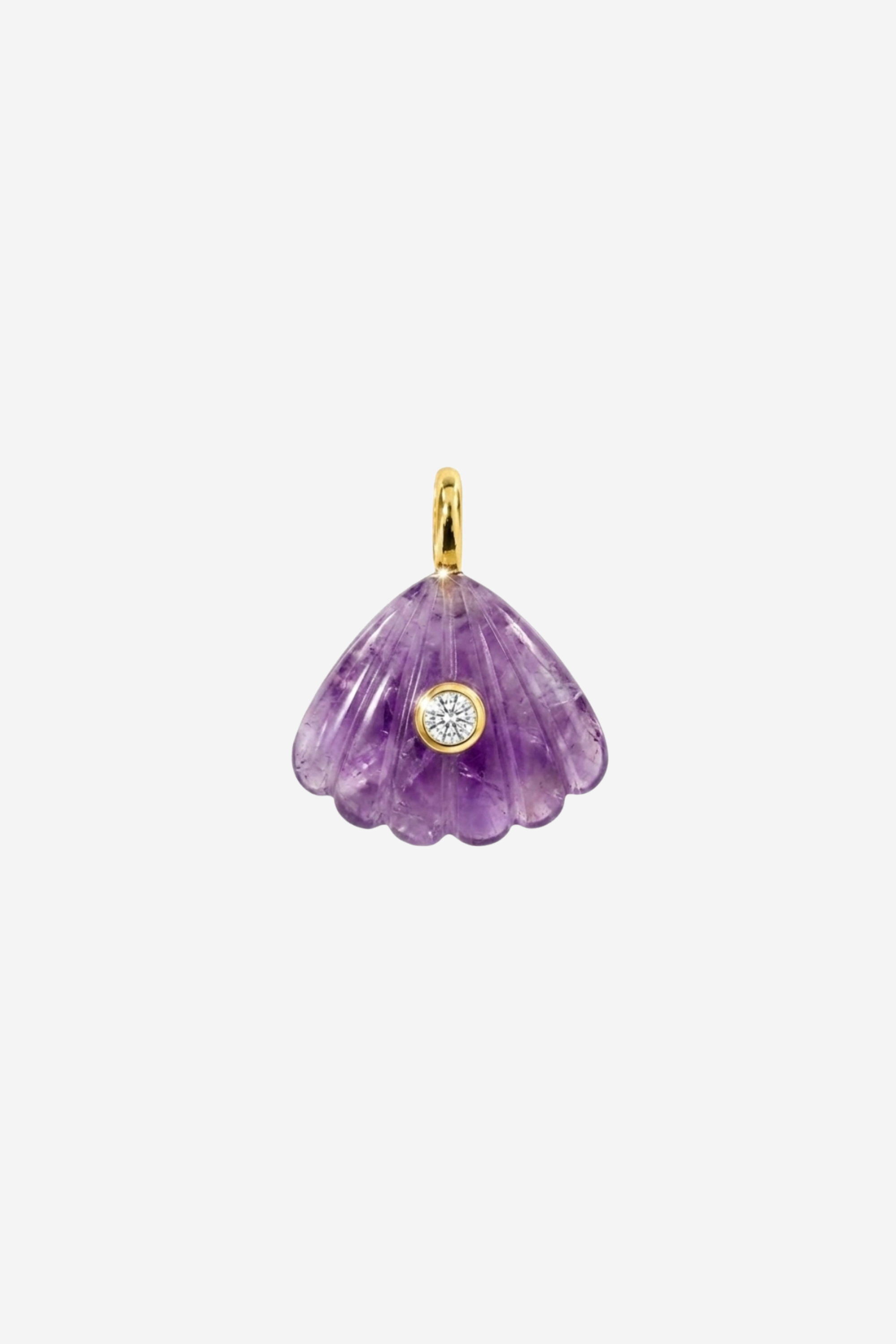 Coastal Pendant - Natural Amethyst